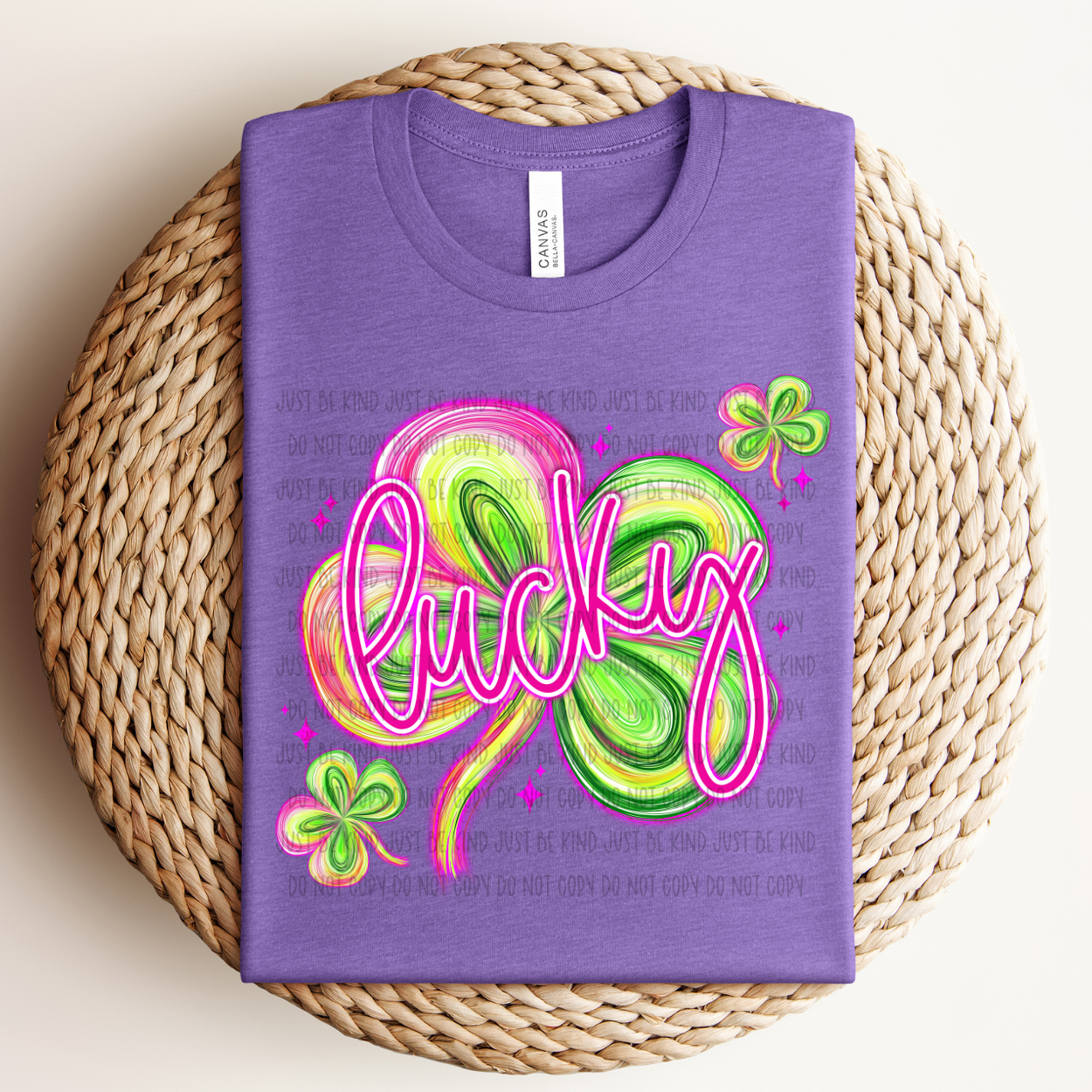 Lucky Bright Clover DTF Print