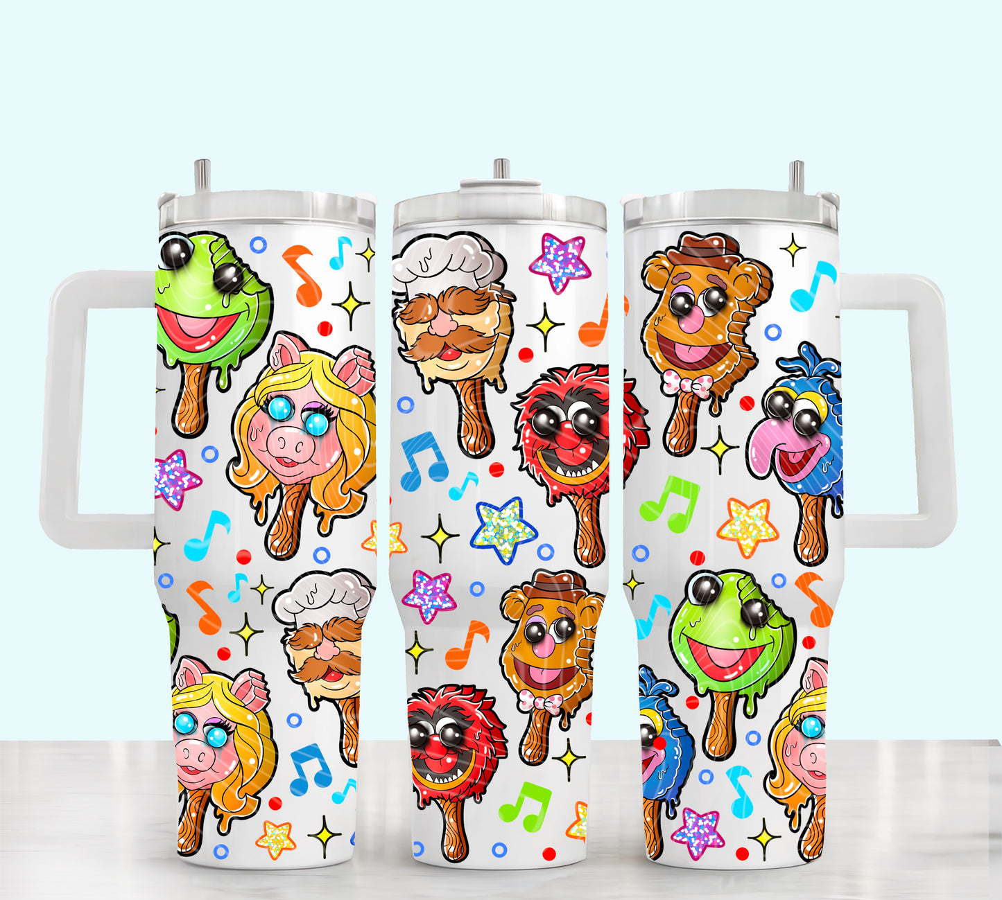 Muppet Babies Ice Cream 40 oz Tumbler Prints