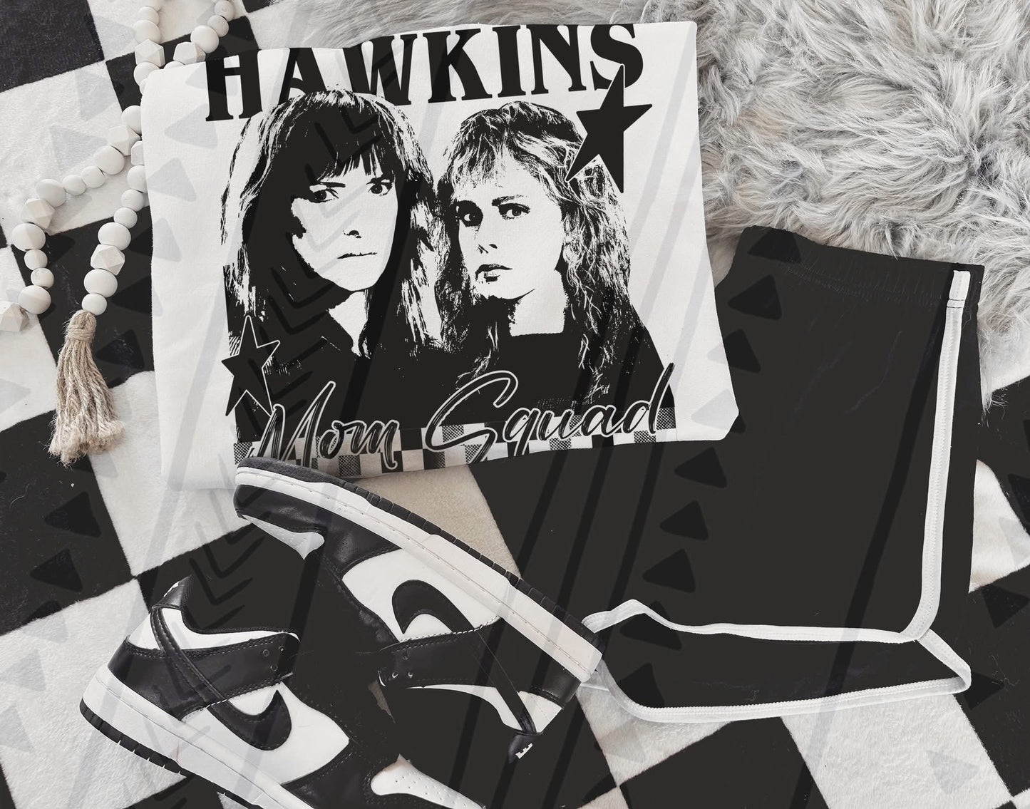 Hawkins Mom Squad (Single Color) DTF Prints