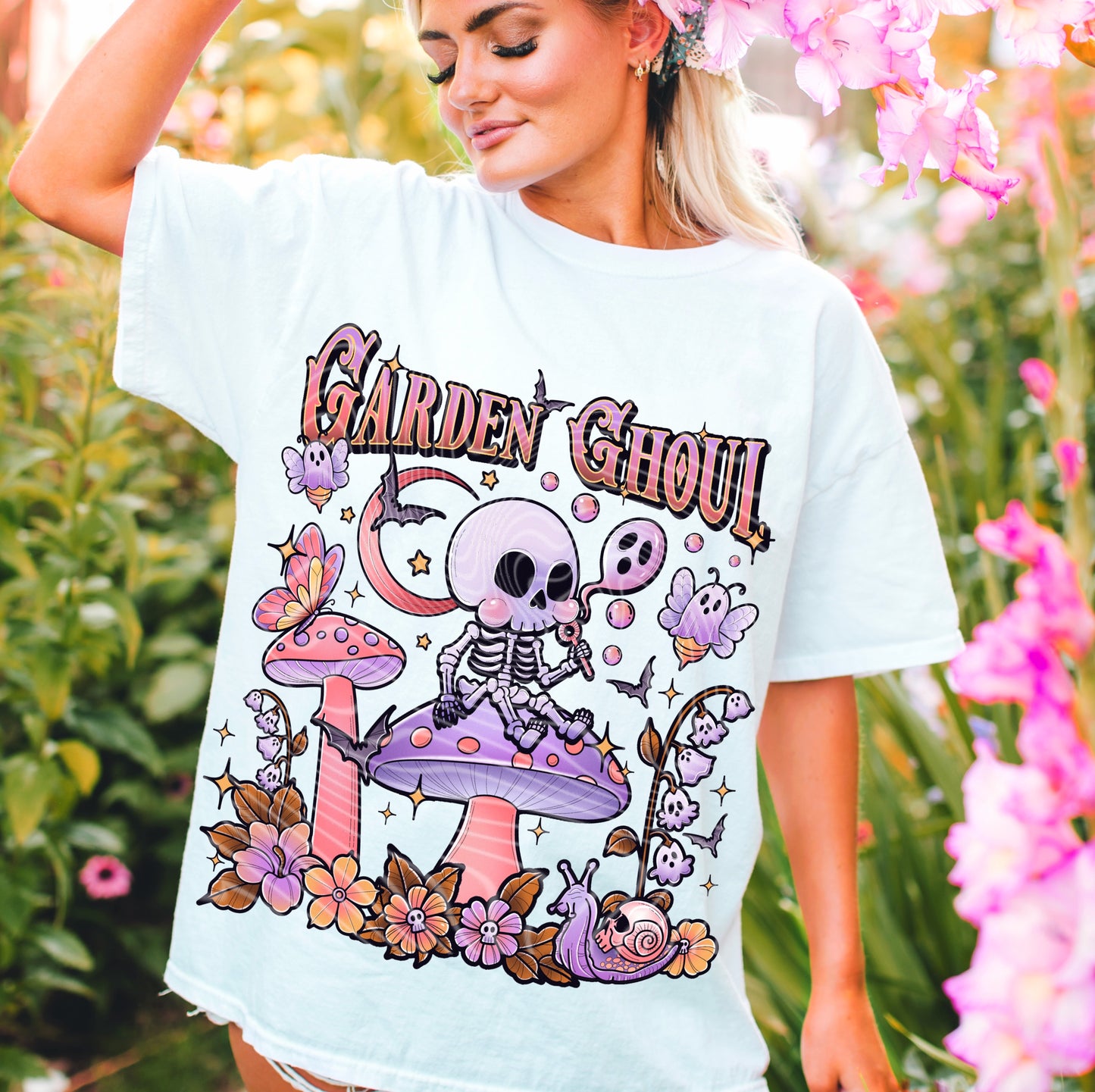 Garden Ghoul DTF Prints