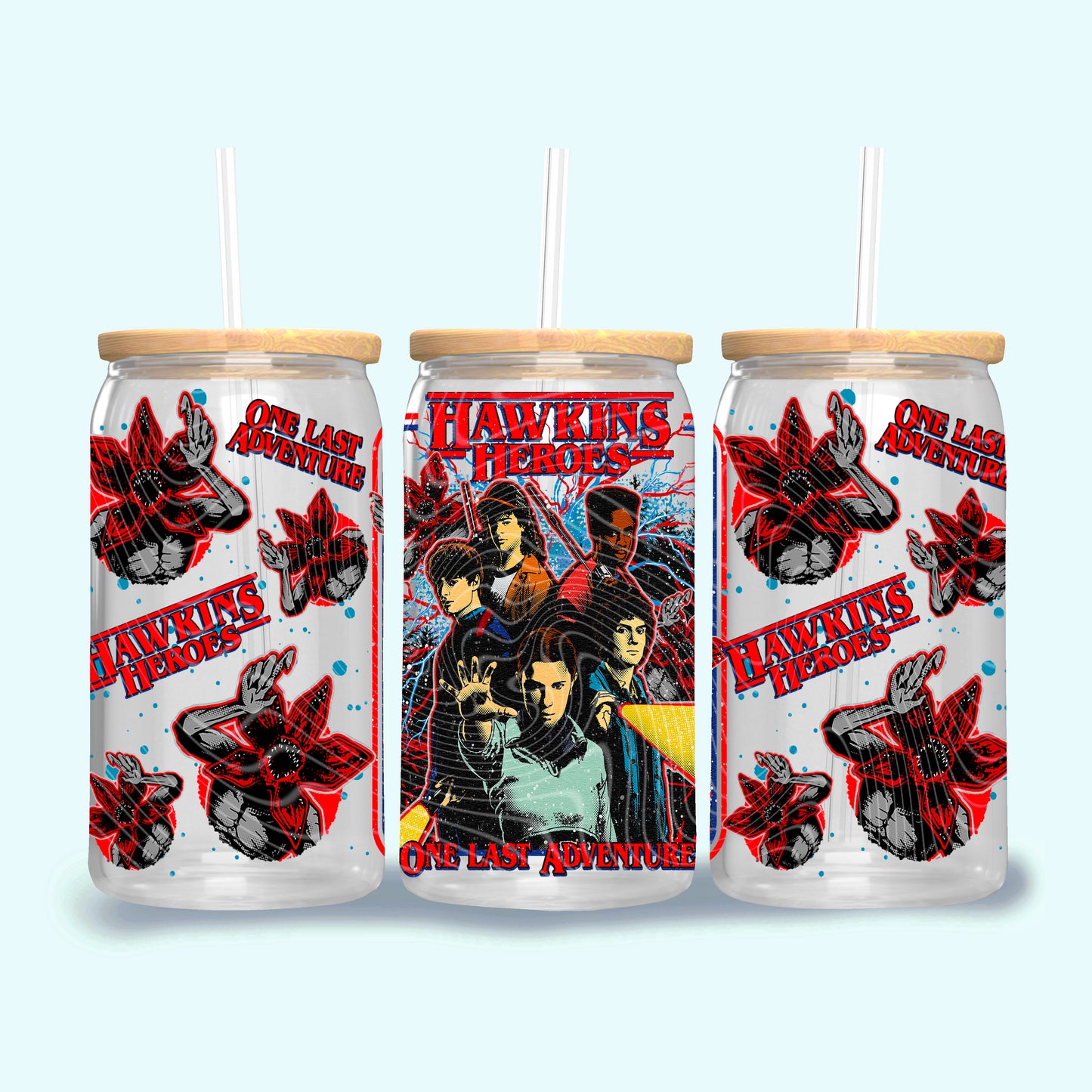 Hawkins Heros 16 oz Glass Wraps