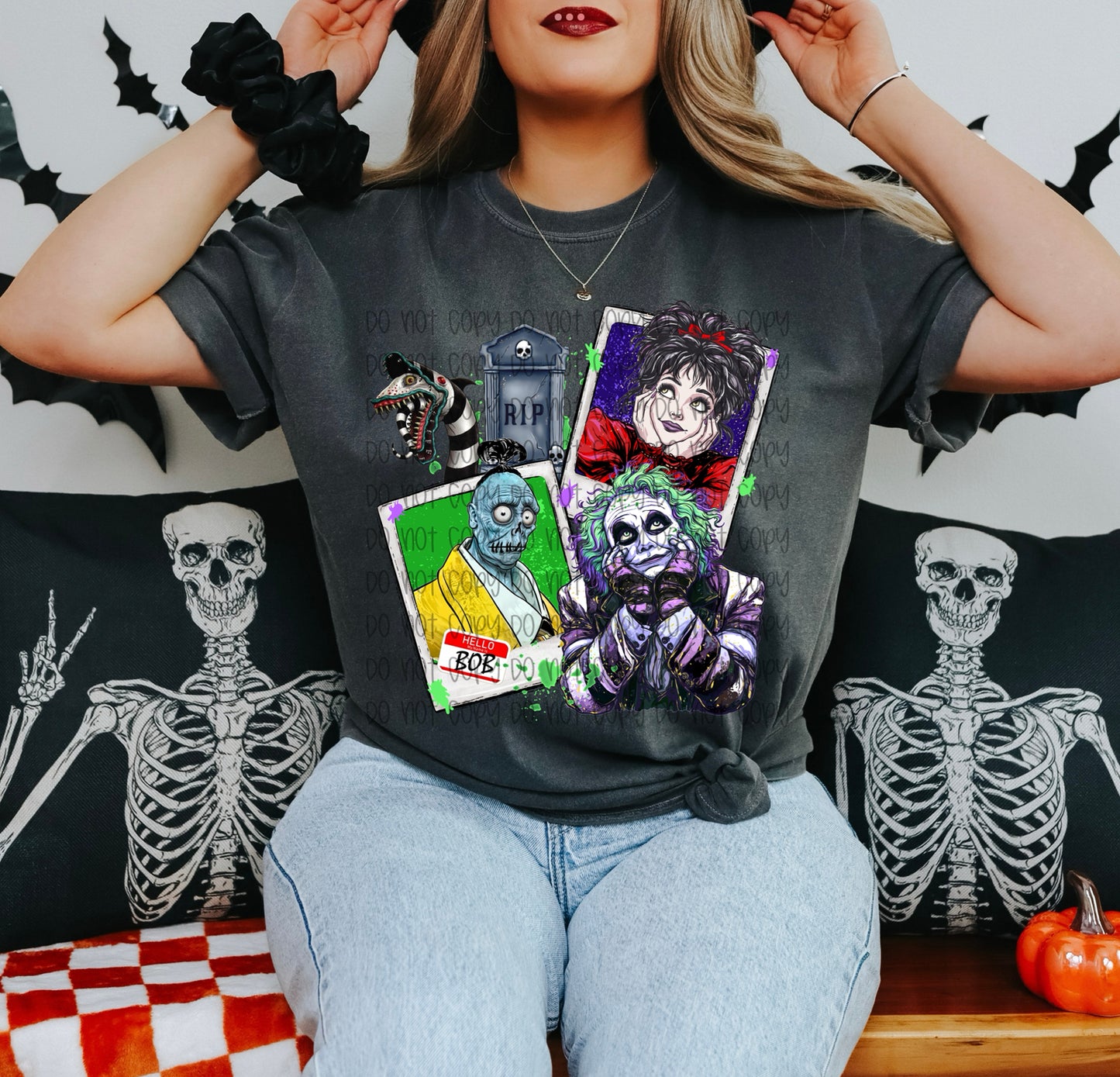 Polaroid Beetlejuice DTF Prints