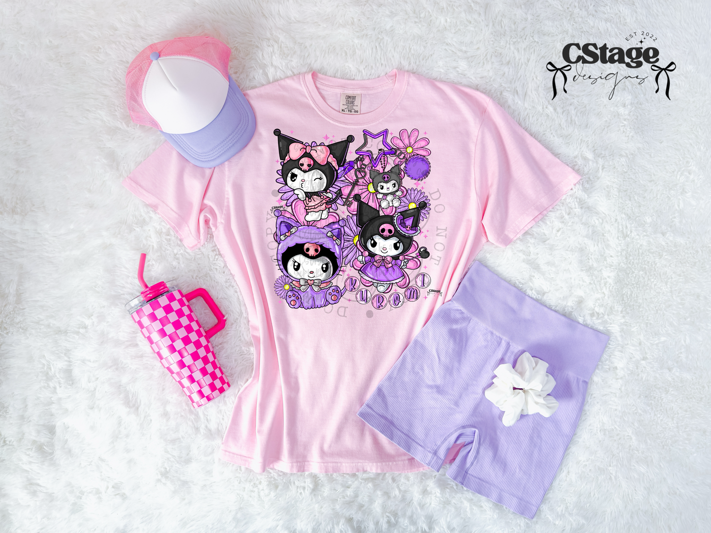 Purple Kuromi DTF Prints