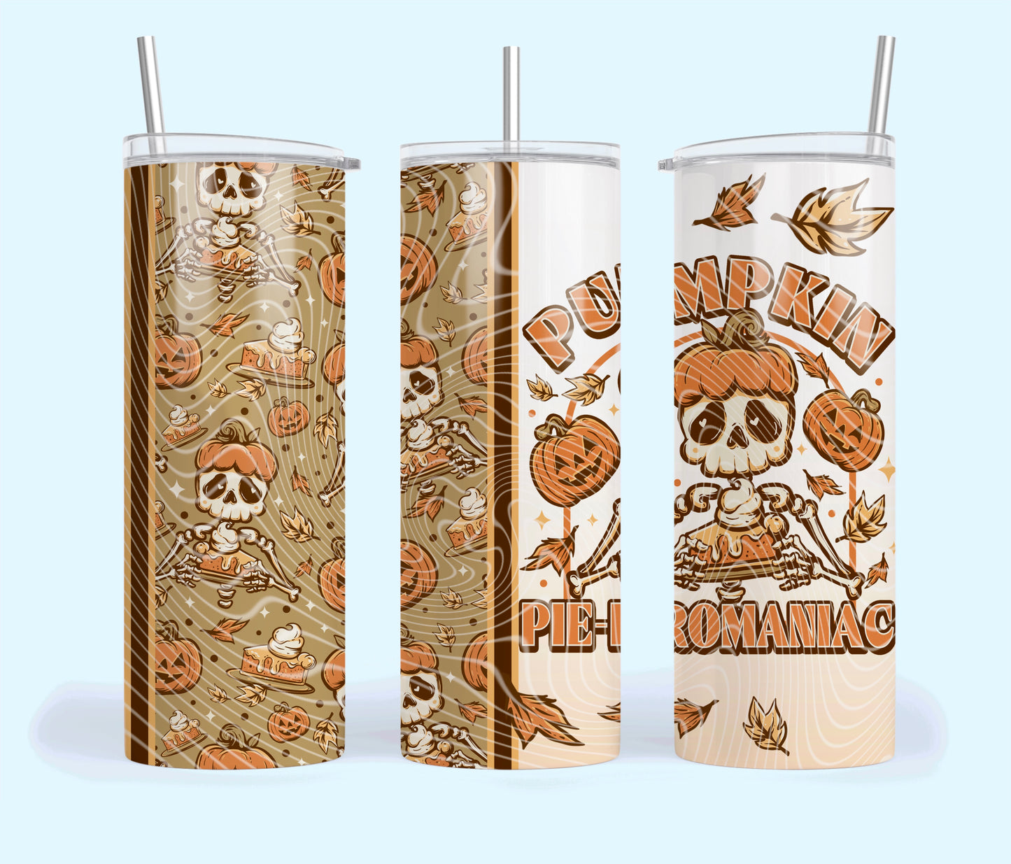 Pumpkin Pie-Romaniac Tumbler Wrap