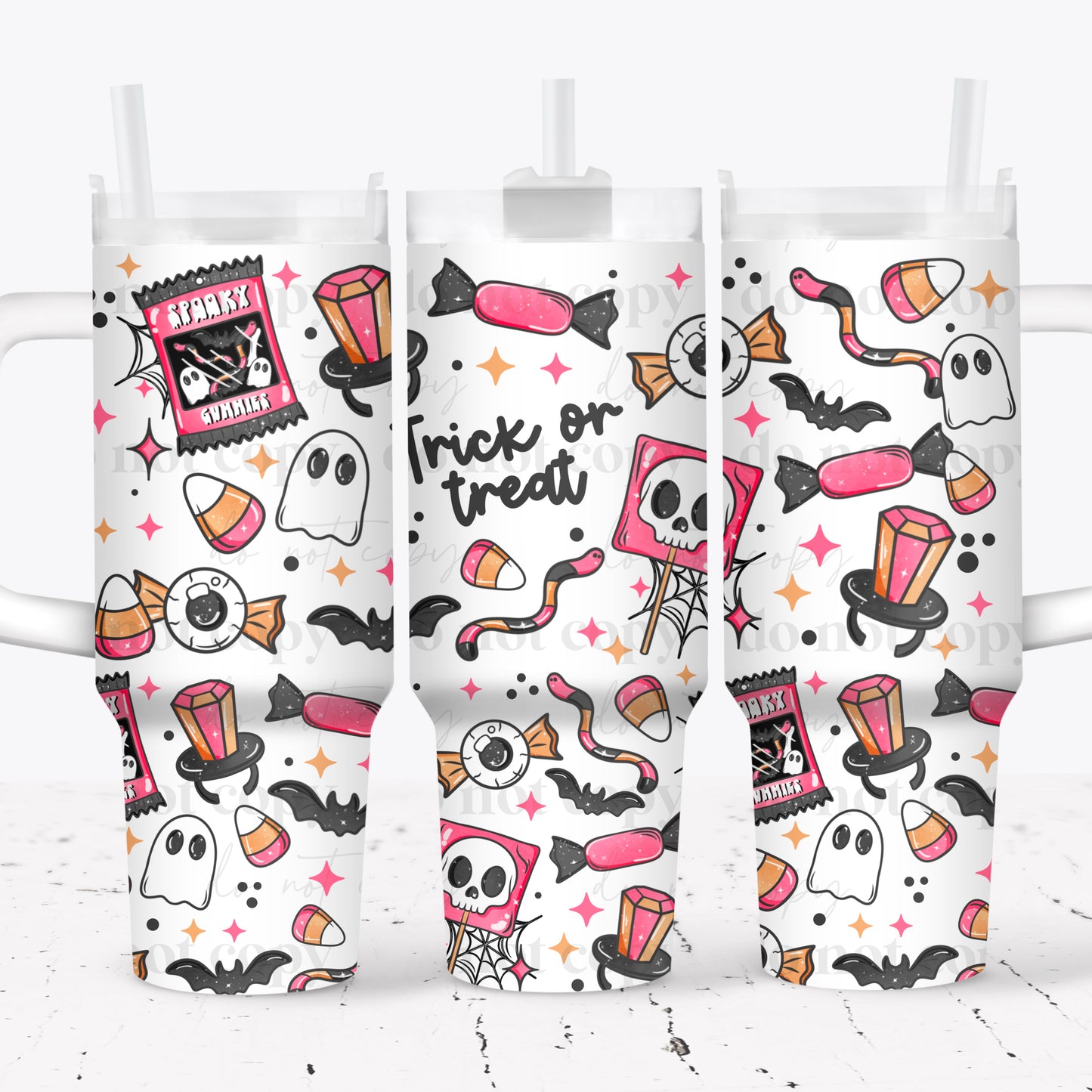 Trick Or Treat 40 oz Tumbler Print