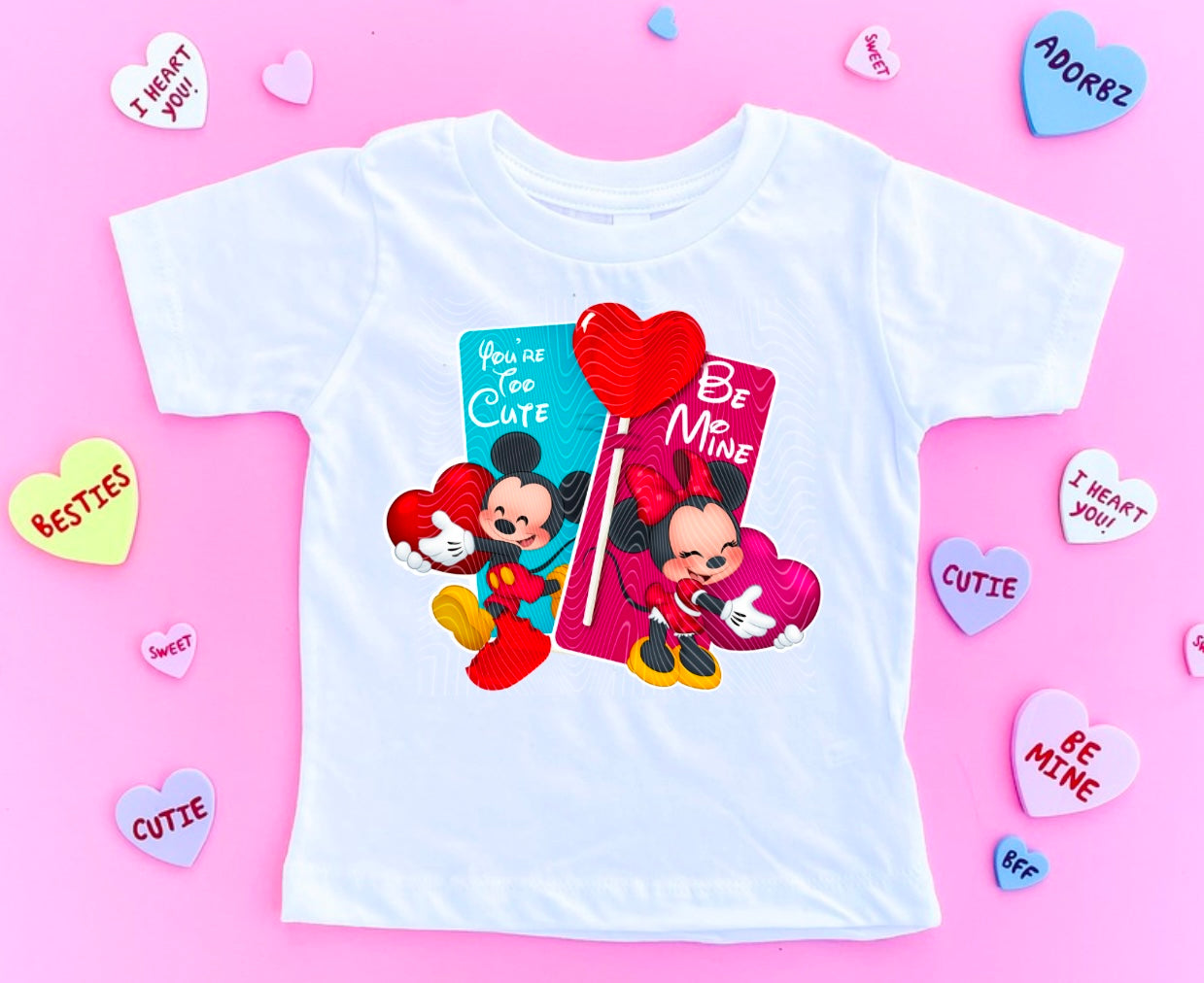 Cute Valentine Cards DTF Print