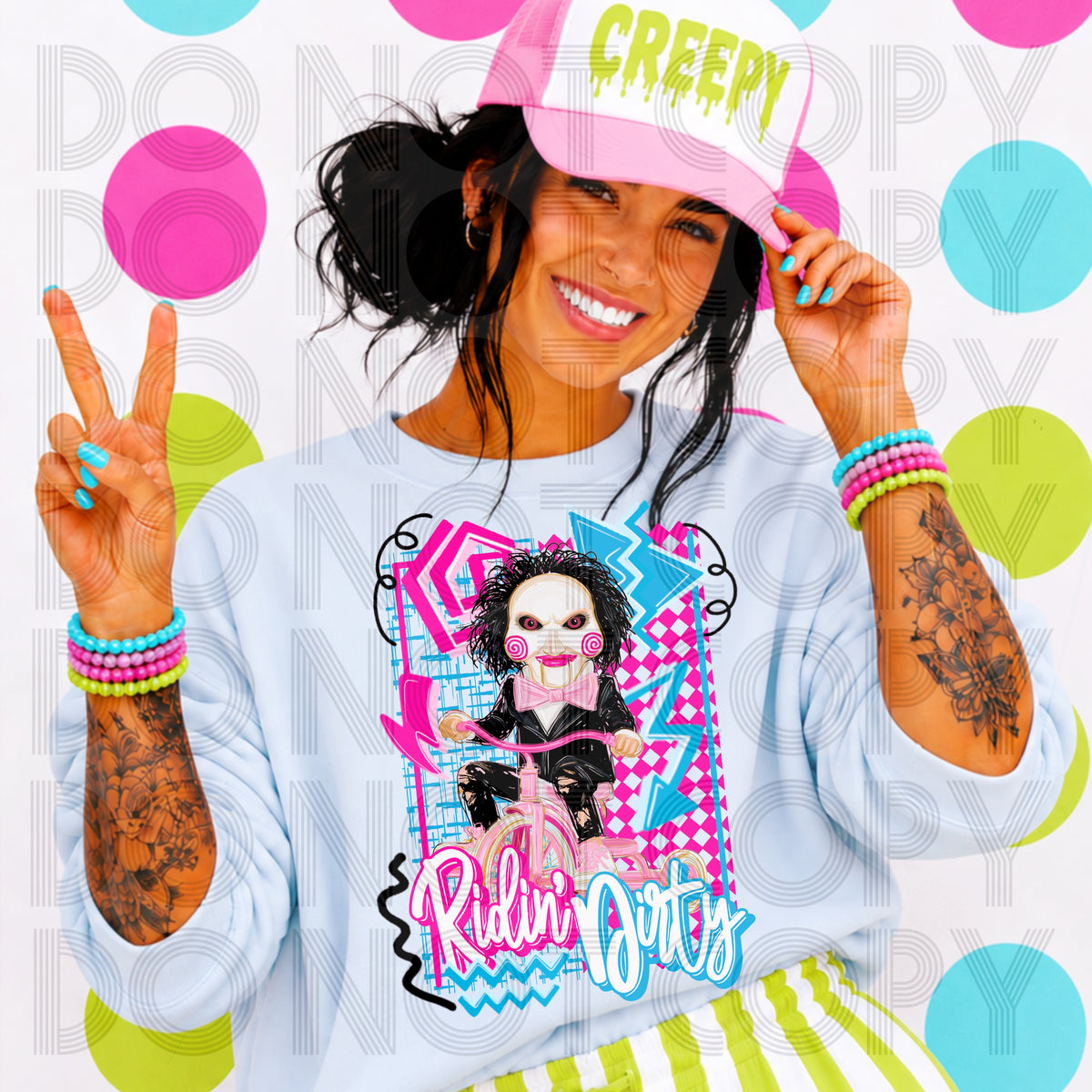 Retro Ridin’ Dirty DTF Print