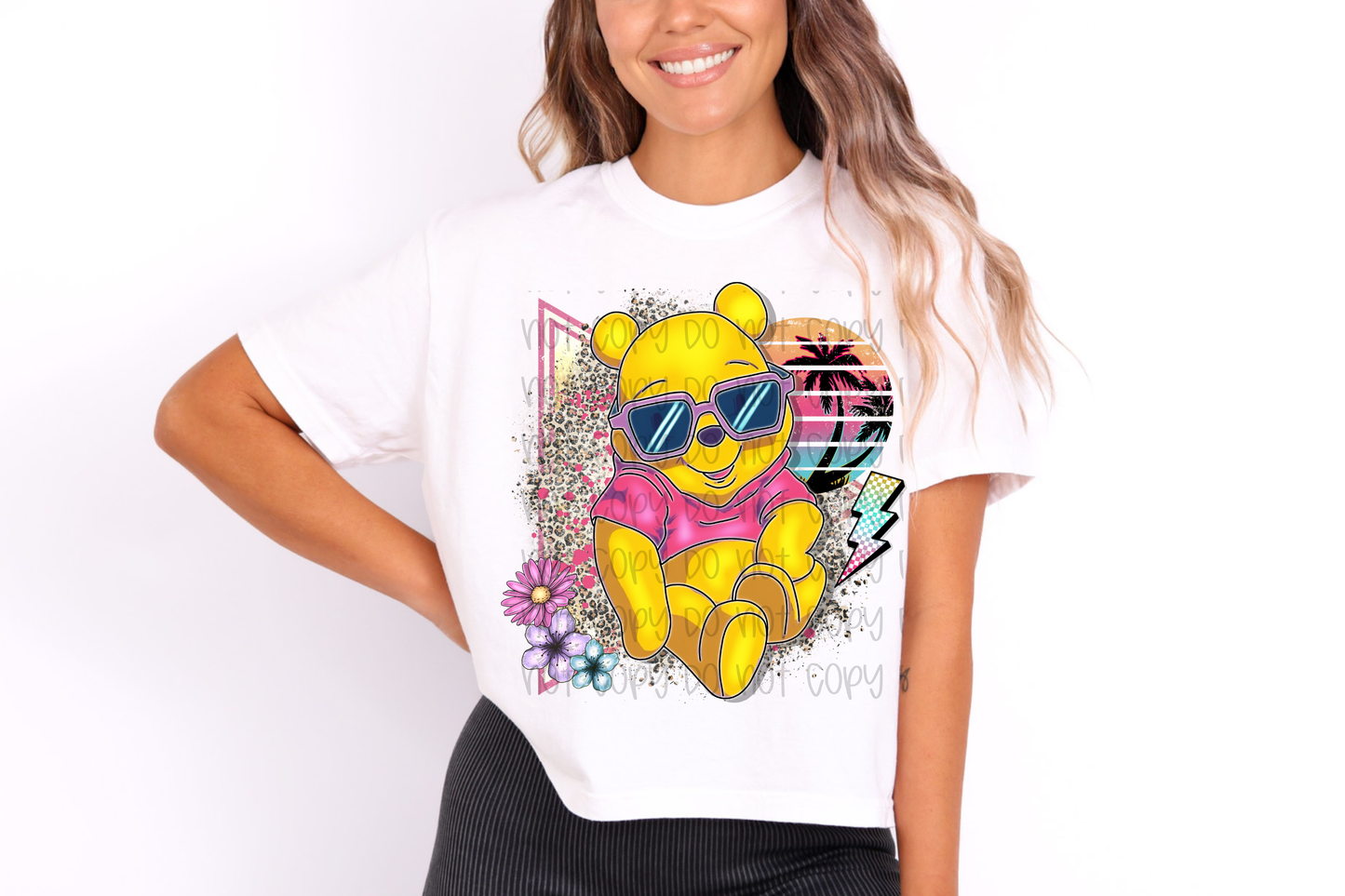 Retro Pooh DTF Prints