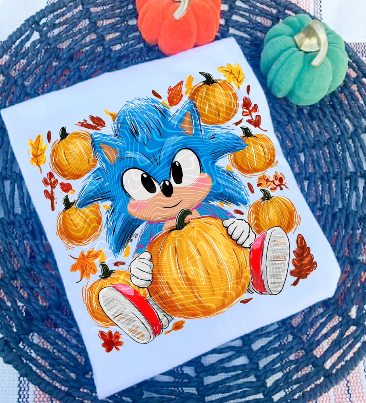 Sonic Pumpkins DTF Print