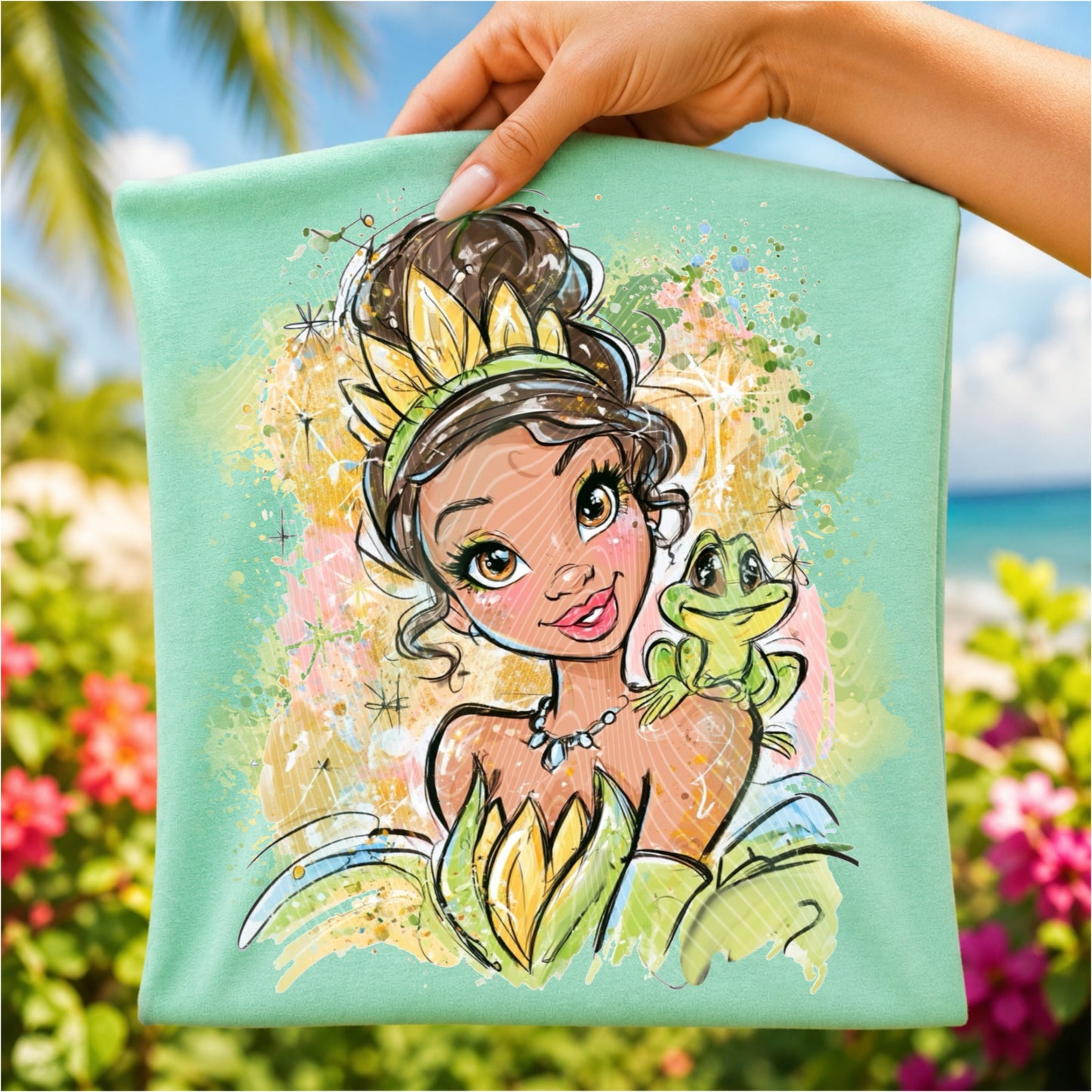 Tiana Selfie DTF Print