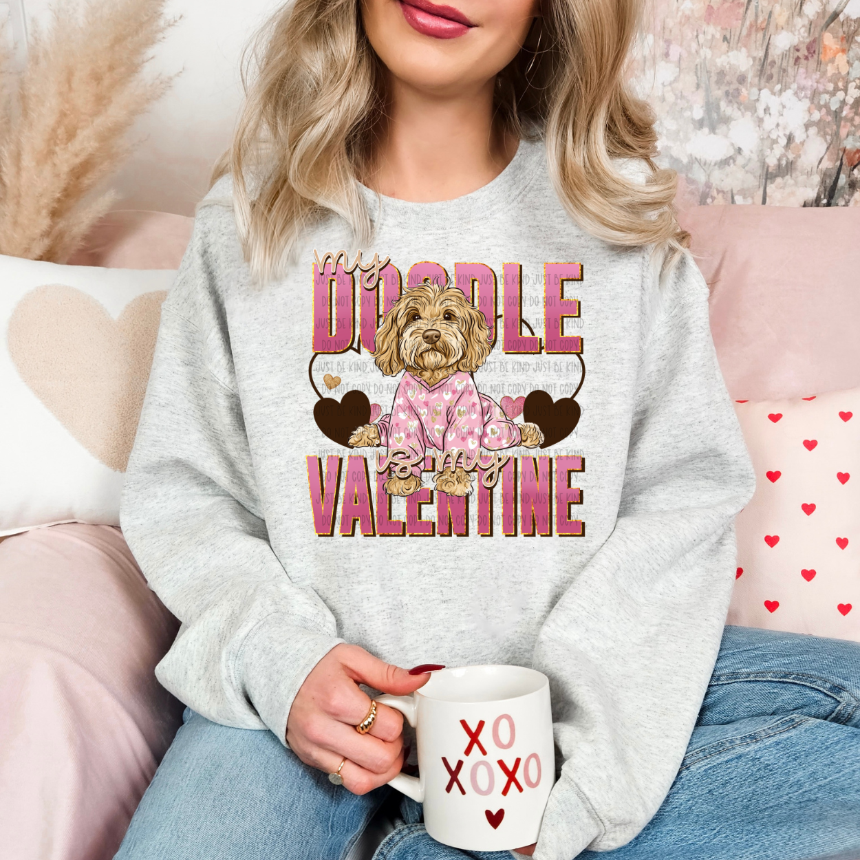 My Doodle Is My Valentine DTF Print
