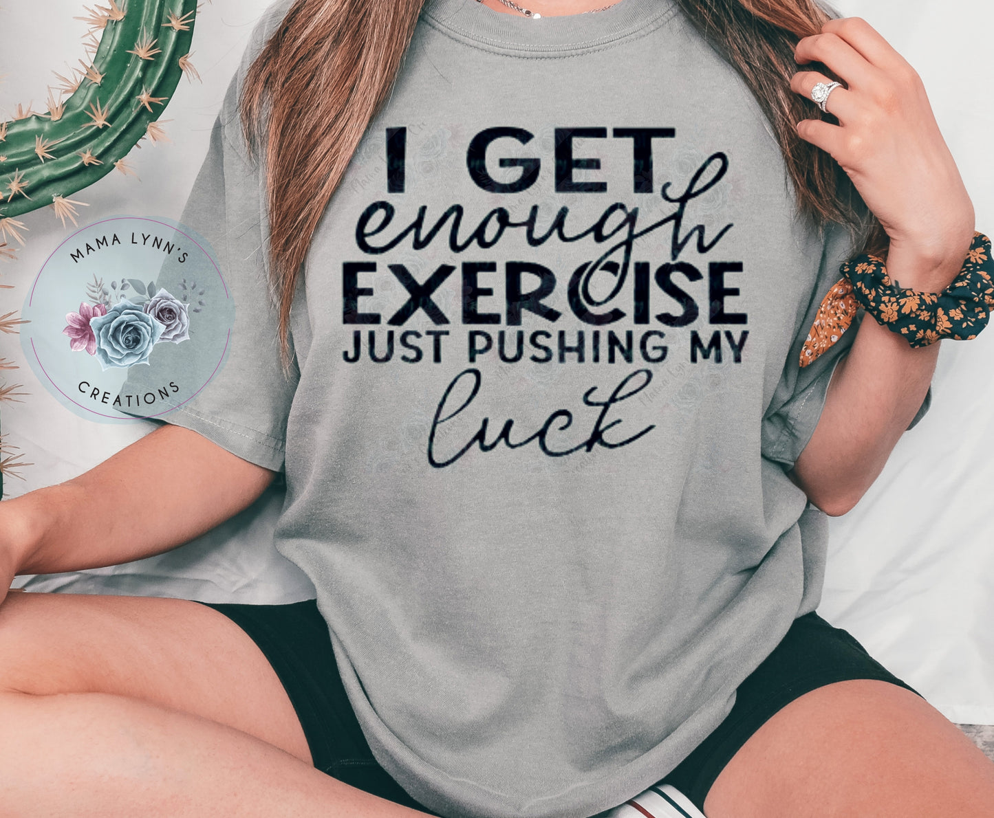 Pushing My Luck - Screenprint Transfer