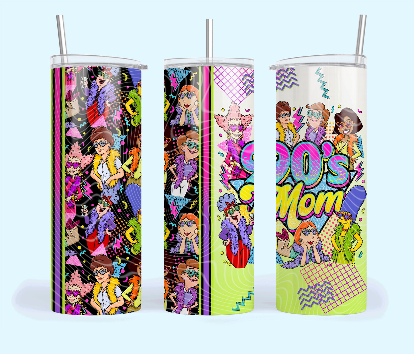90's Mom Tumbler Wrap