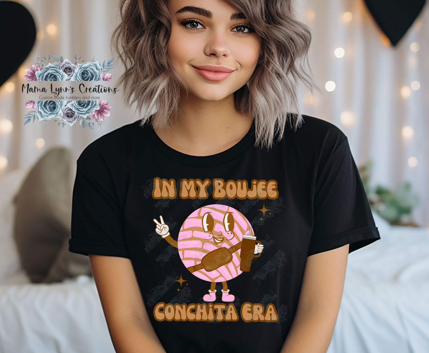 In My Boujee Conchita Era Pink Heart DTF Print