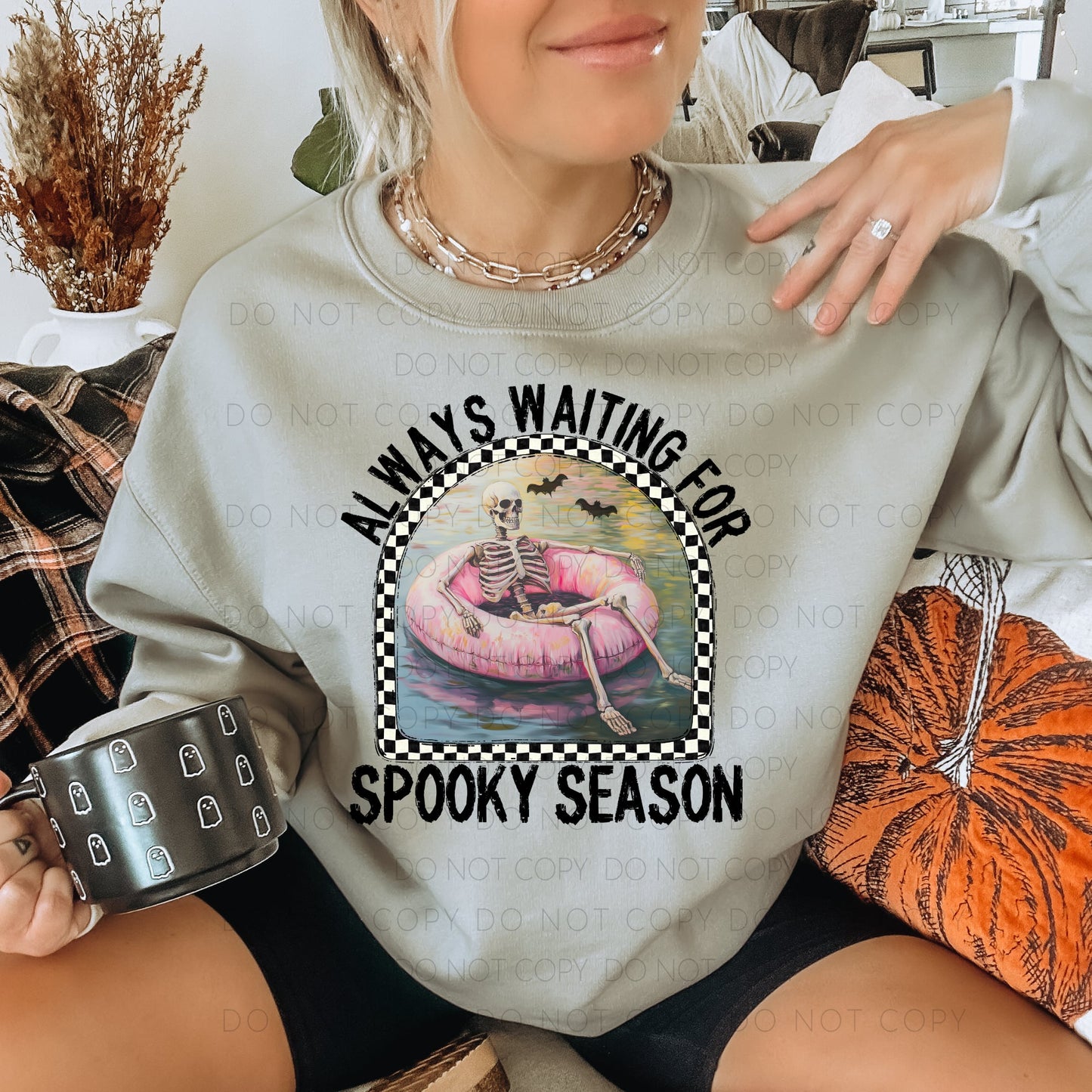 Always Waiting For Spooky Season DTF Prints