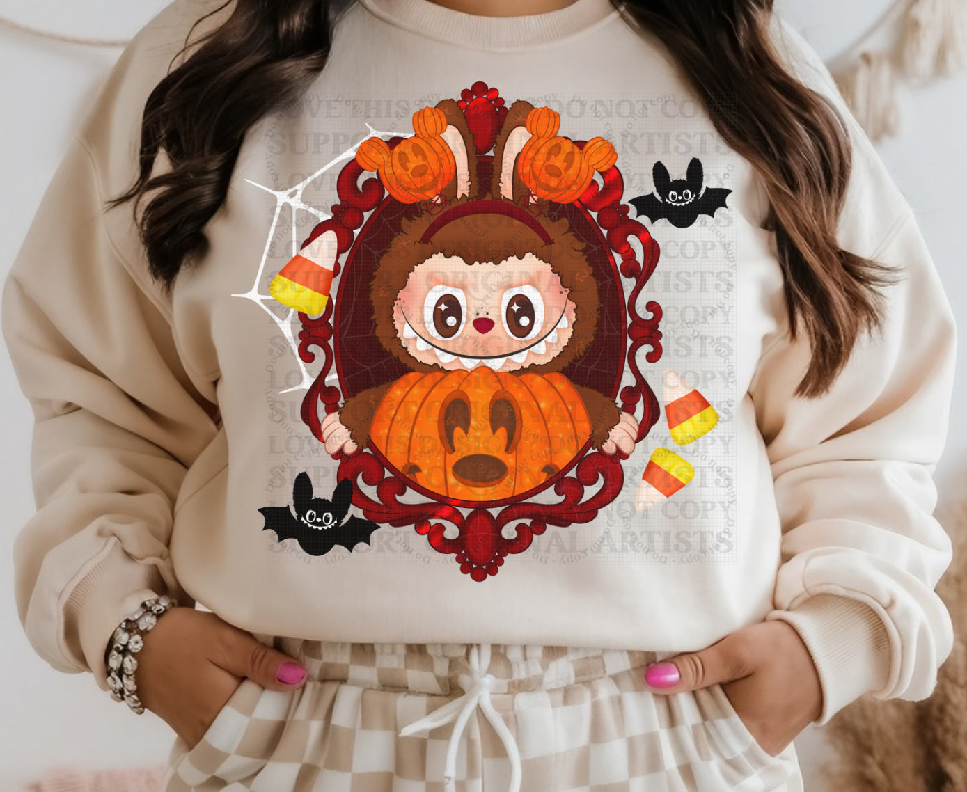 Framed Pumpkin Bubus DTF Prints
