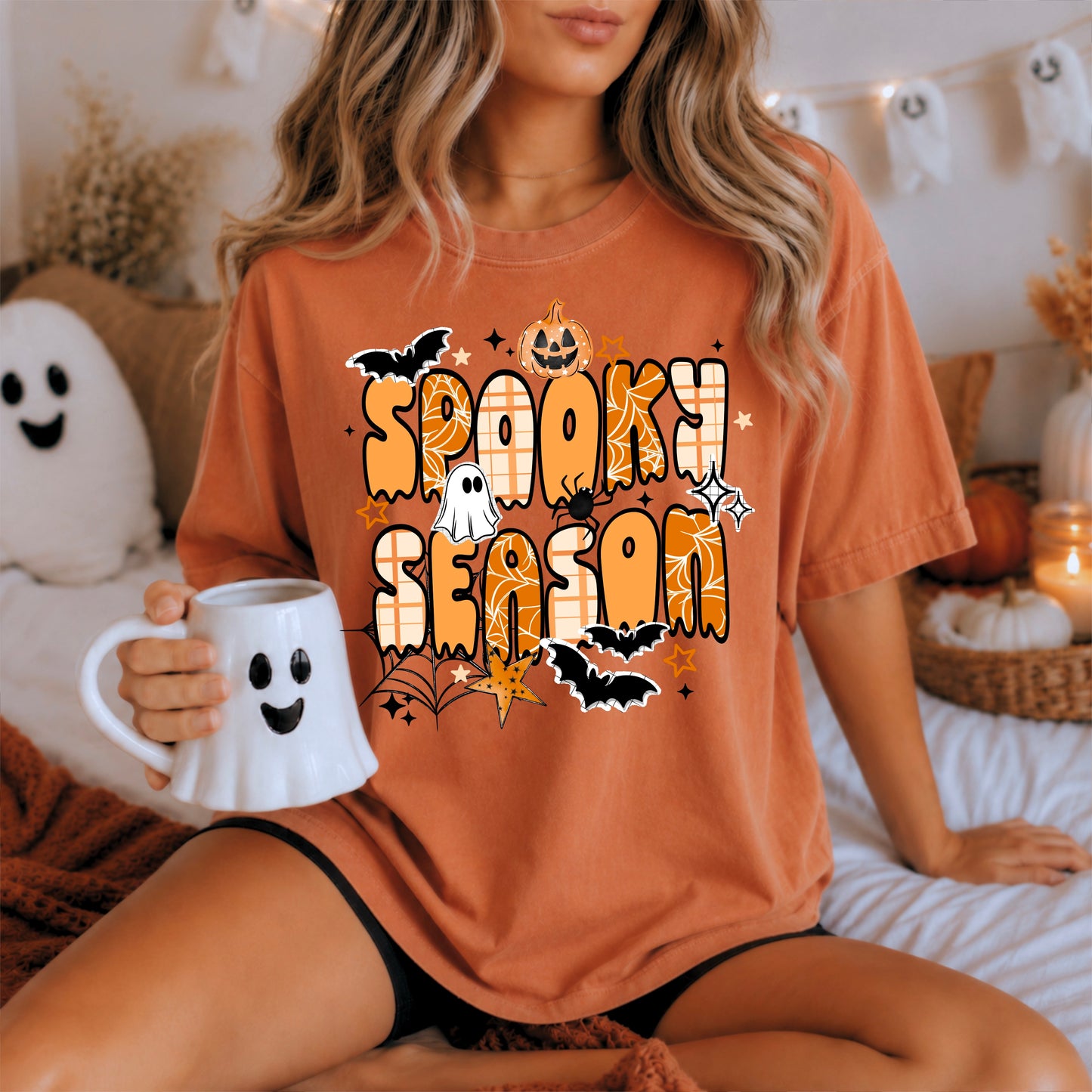 Spooky Season Patterns DTF Print