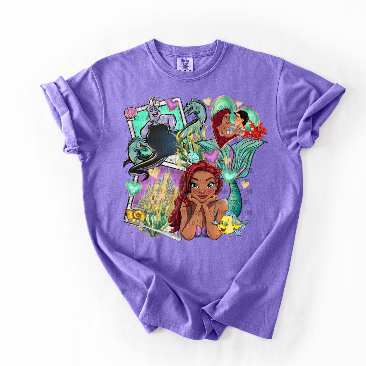 Polaroid Mermaid DTF Print