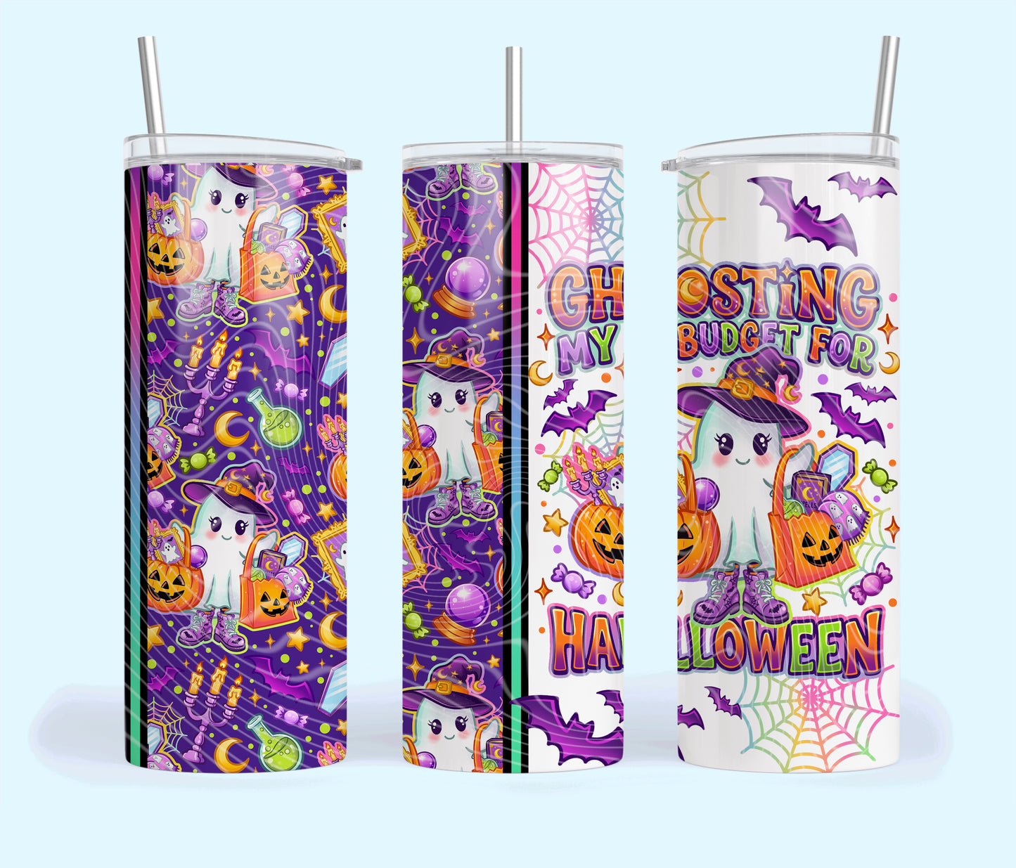 Ghosting My Budget For Halloween Tumbler Wrap