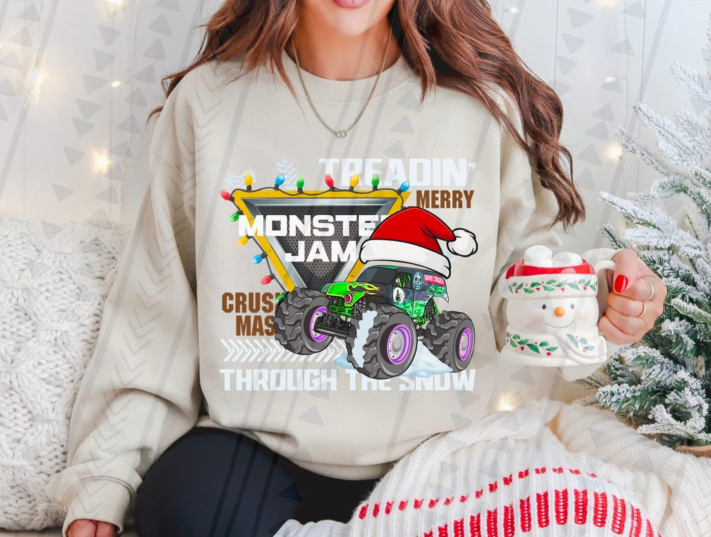 Merry Crushmas (Grave Digger) DTF Prints
