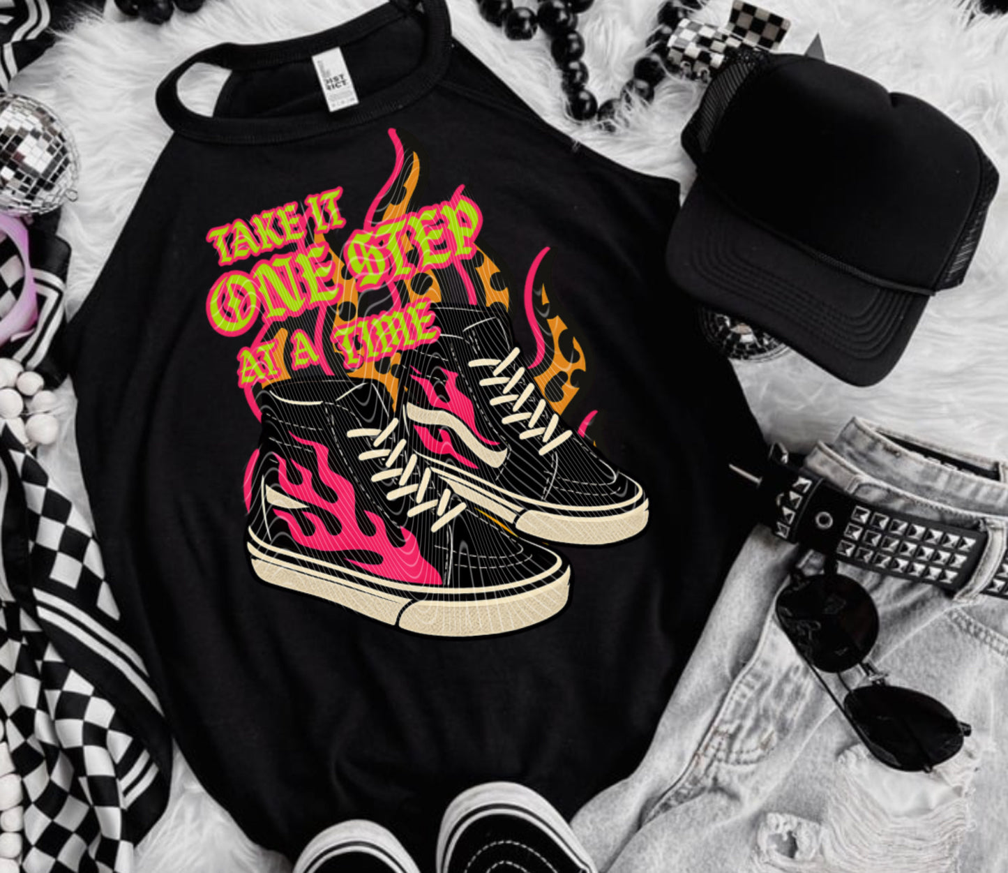 Take It One Step At A Time DTF Print