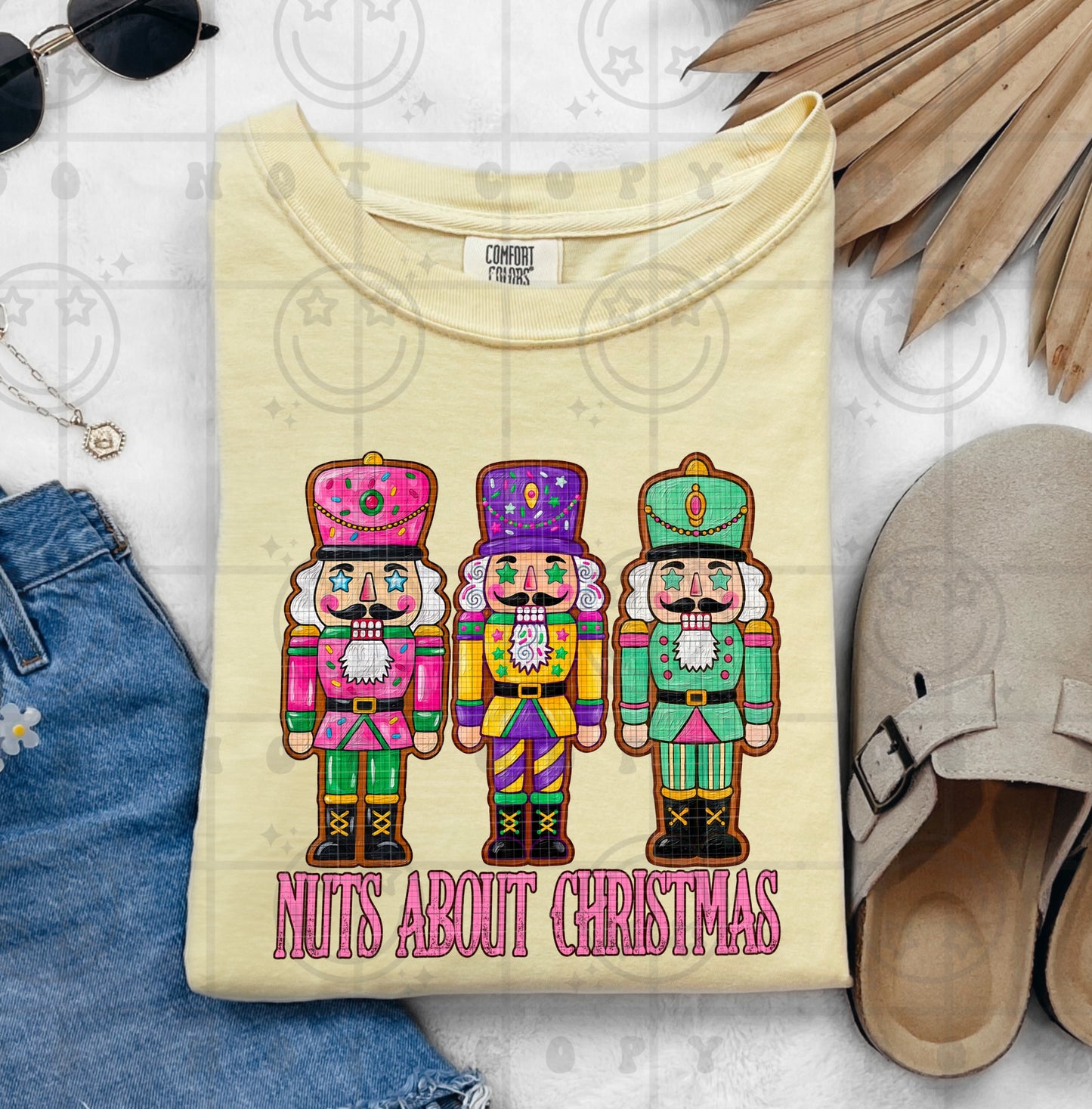 Nuts About Christmas (Realistic Paint) DTF Prints