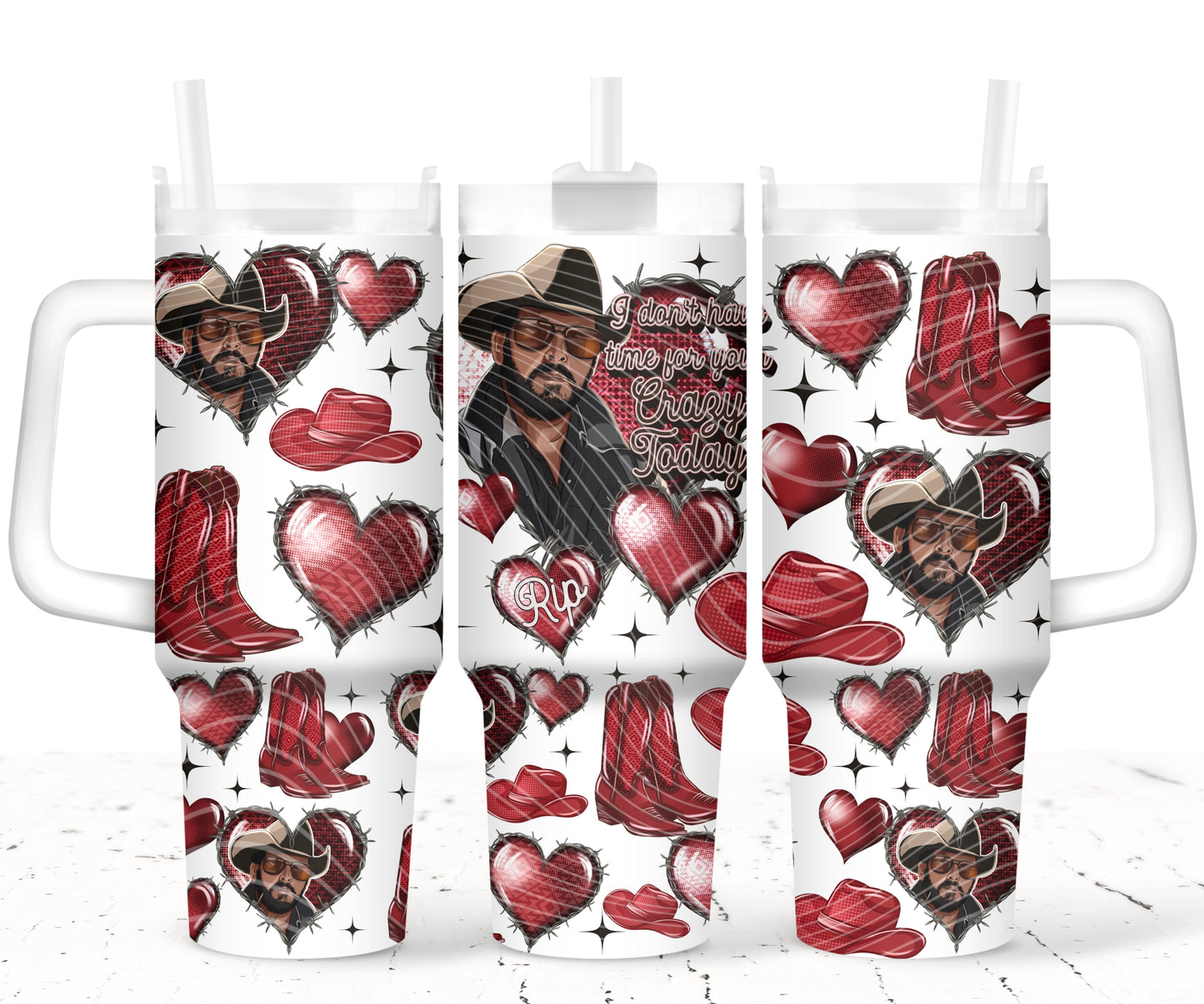 Don’t Have Time For Crazy 40 oz Tumbler Prints