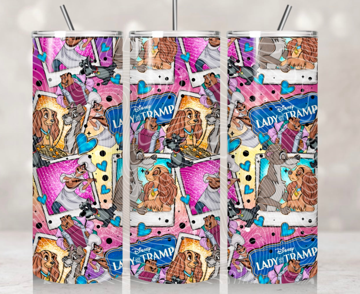 Lady and Tramp Collage