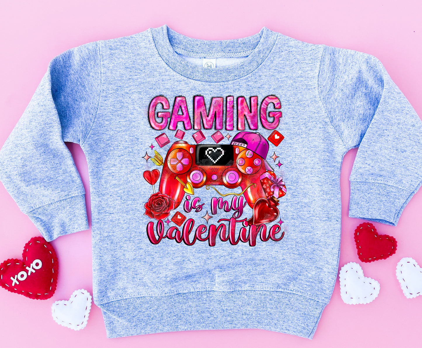 Gaming Is My Valentine DTF Print