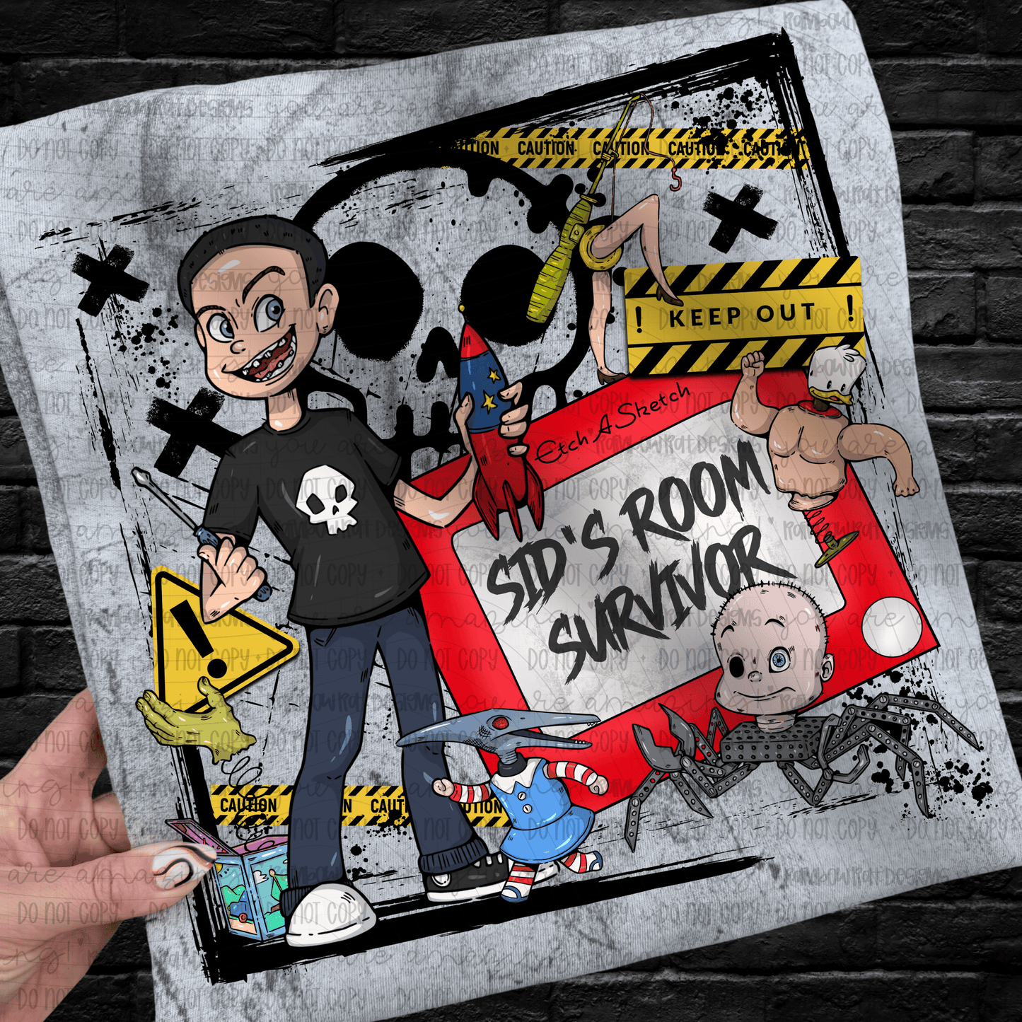 Sid’s Room Survivor DTF Print