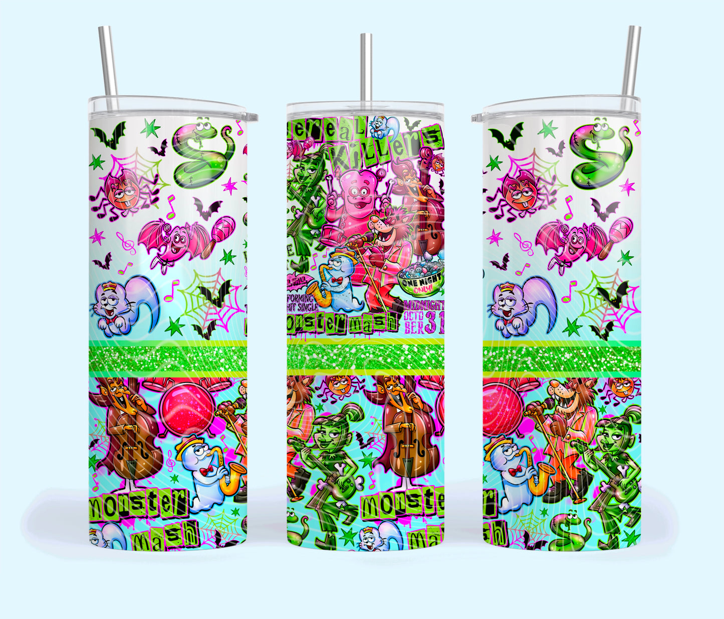 Monster Mash Tumbler Wrap