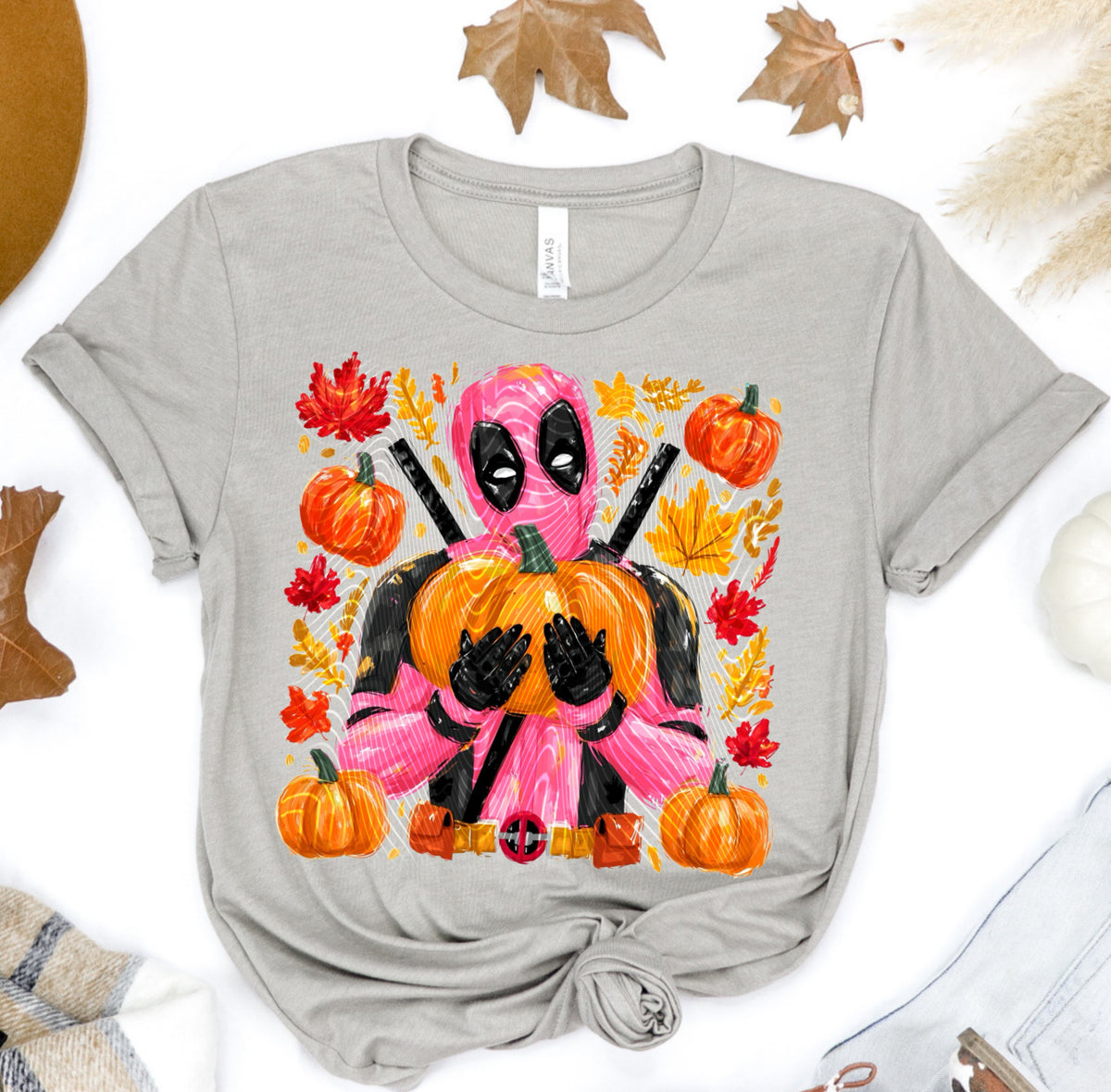 Deadpool Pumpkins DTF Print