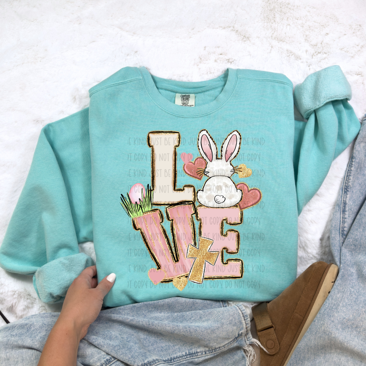 Bunny LOVE DTF Print
