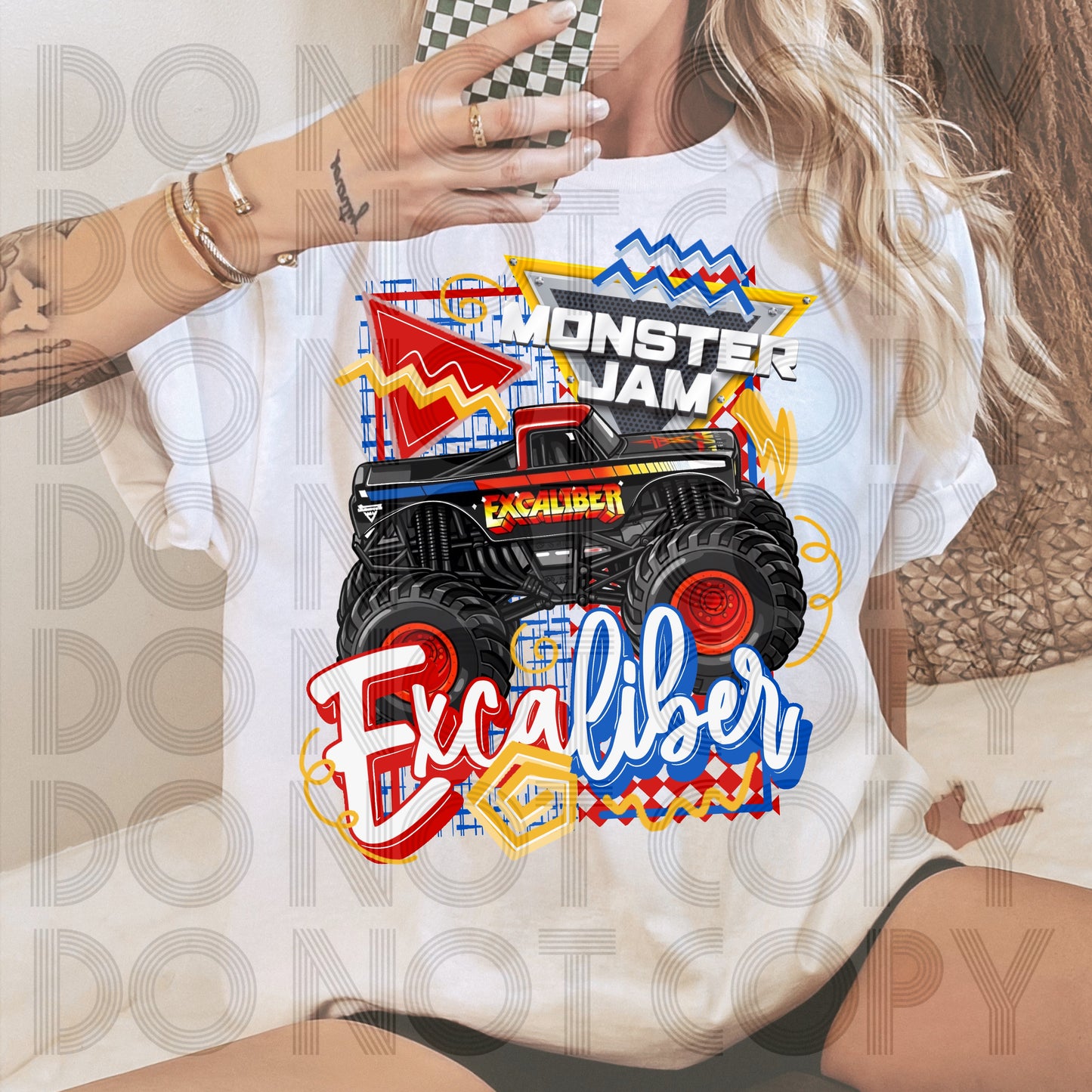 Retro Style MJ Excaliber DTF Prints