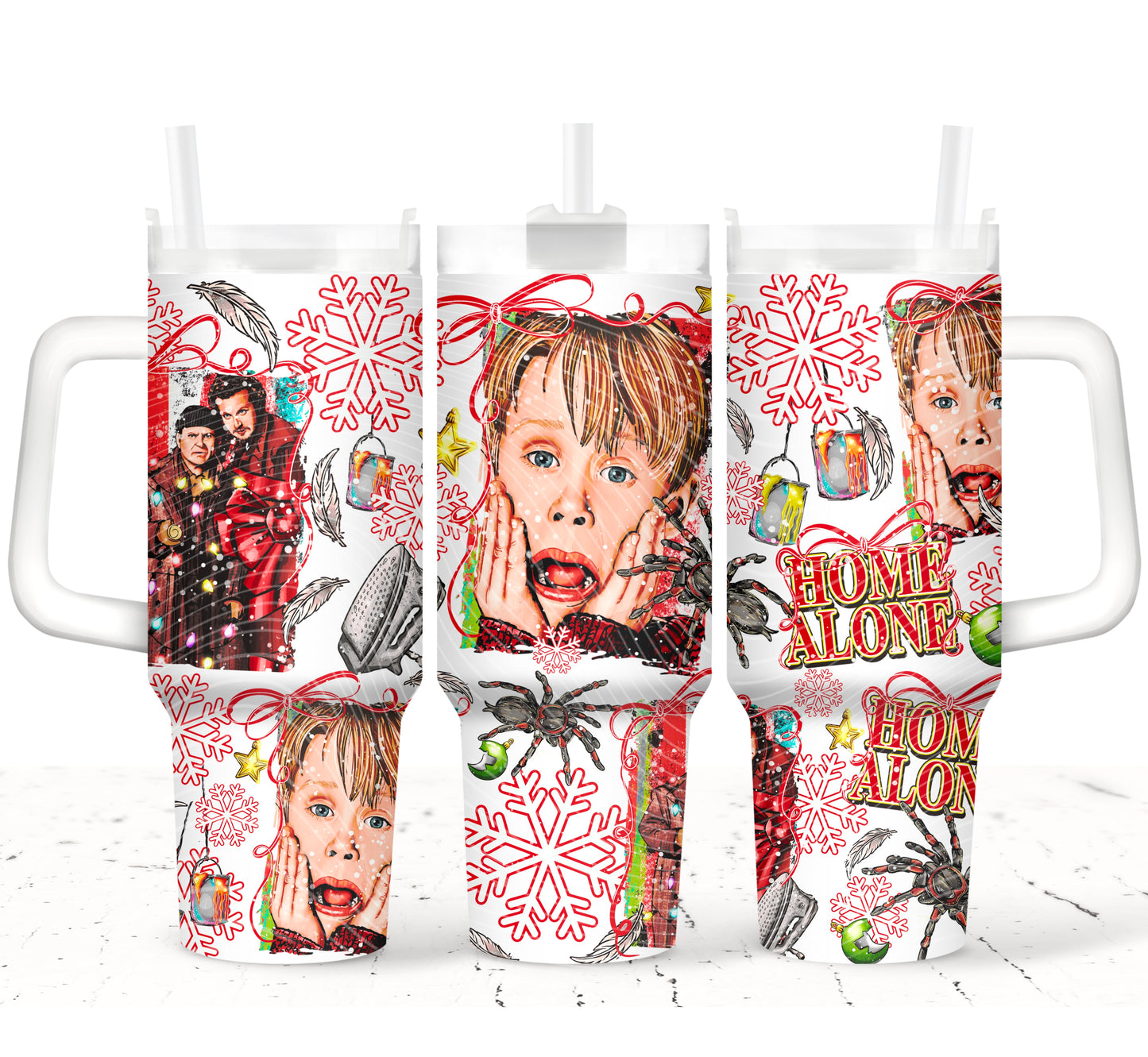 Christmas Home Alone 40 oz Tumbler Print