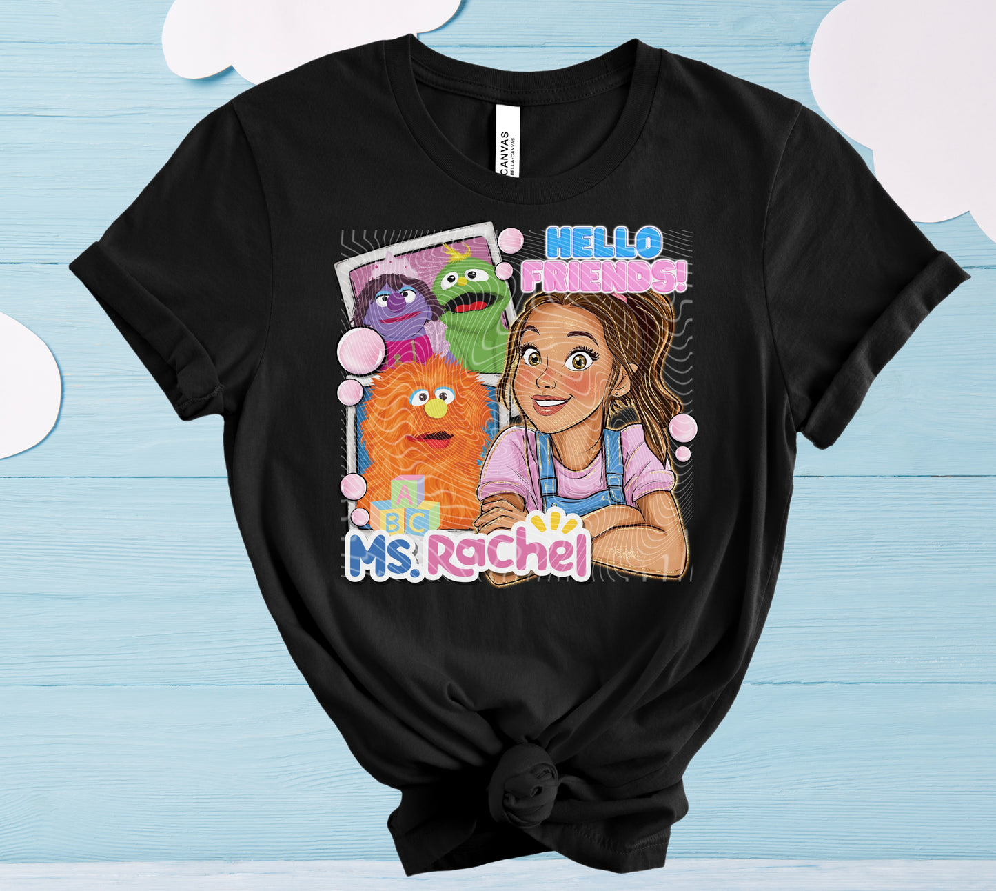 Rachel & Friends Polaroid DTF Print