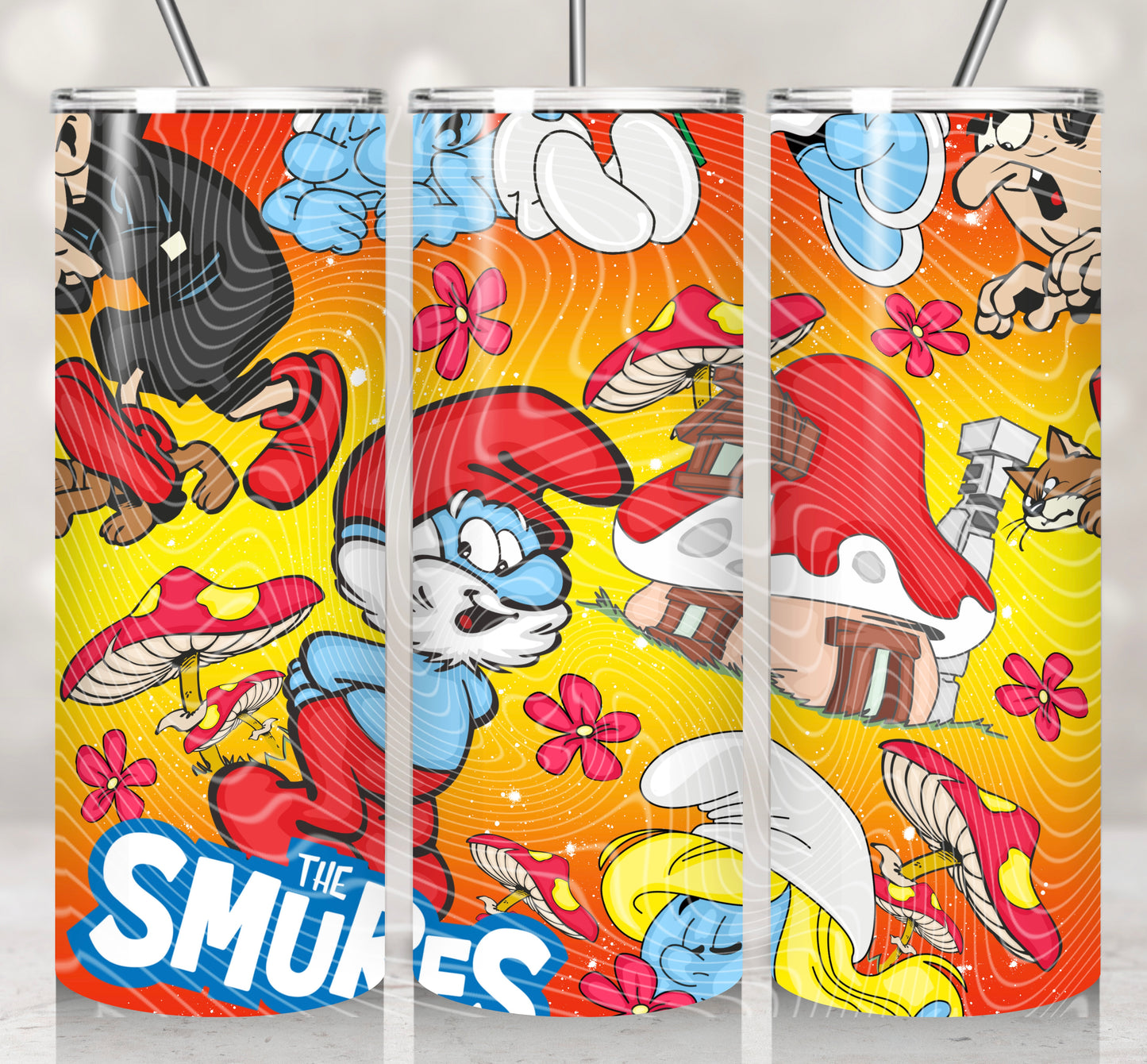 Smurfs Tumbler Wrap