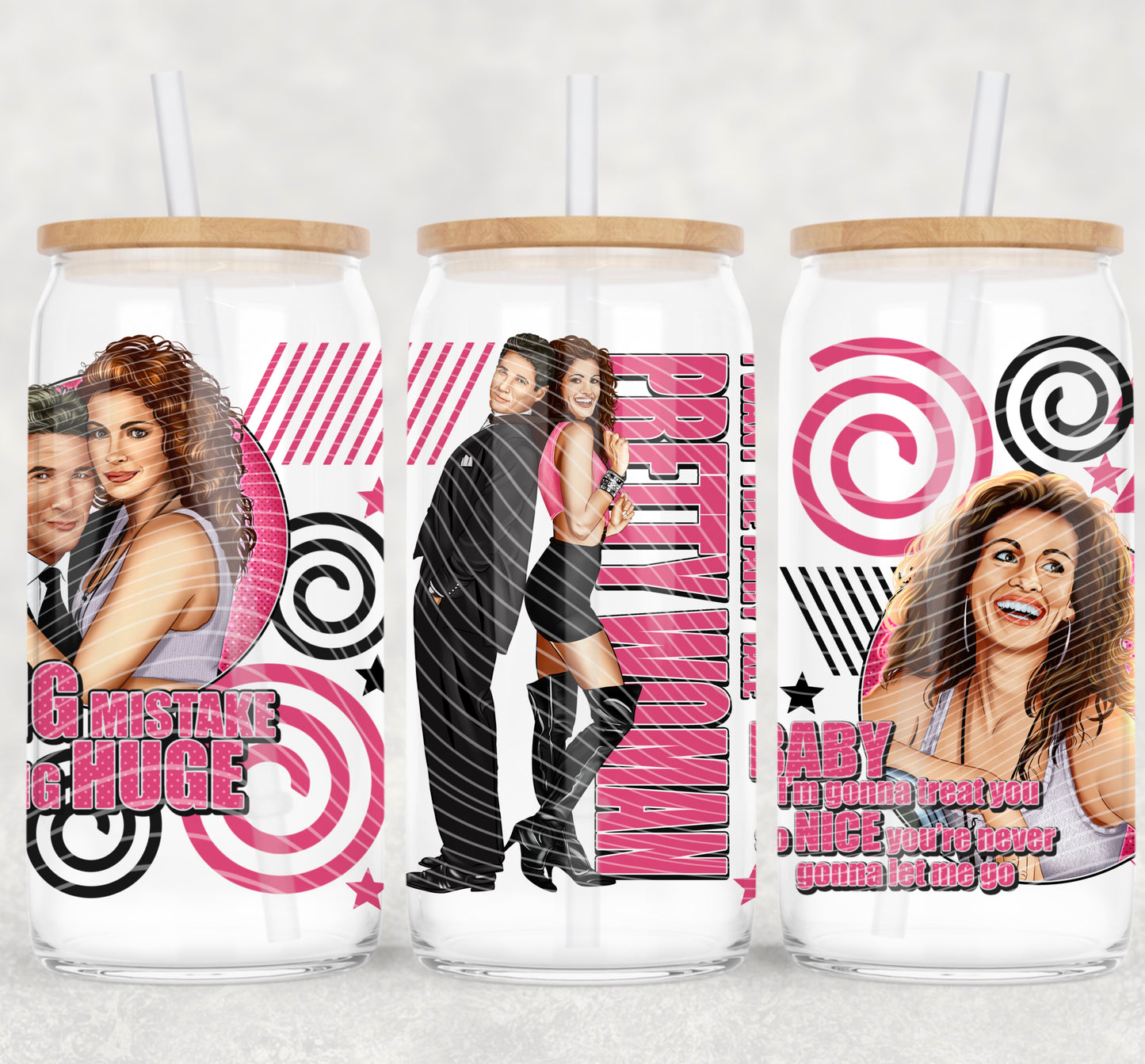 Big Huge Mistake 16 oz Glass Can Wrap