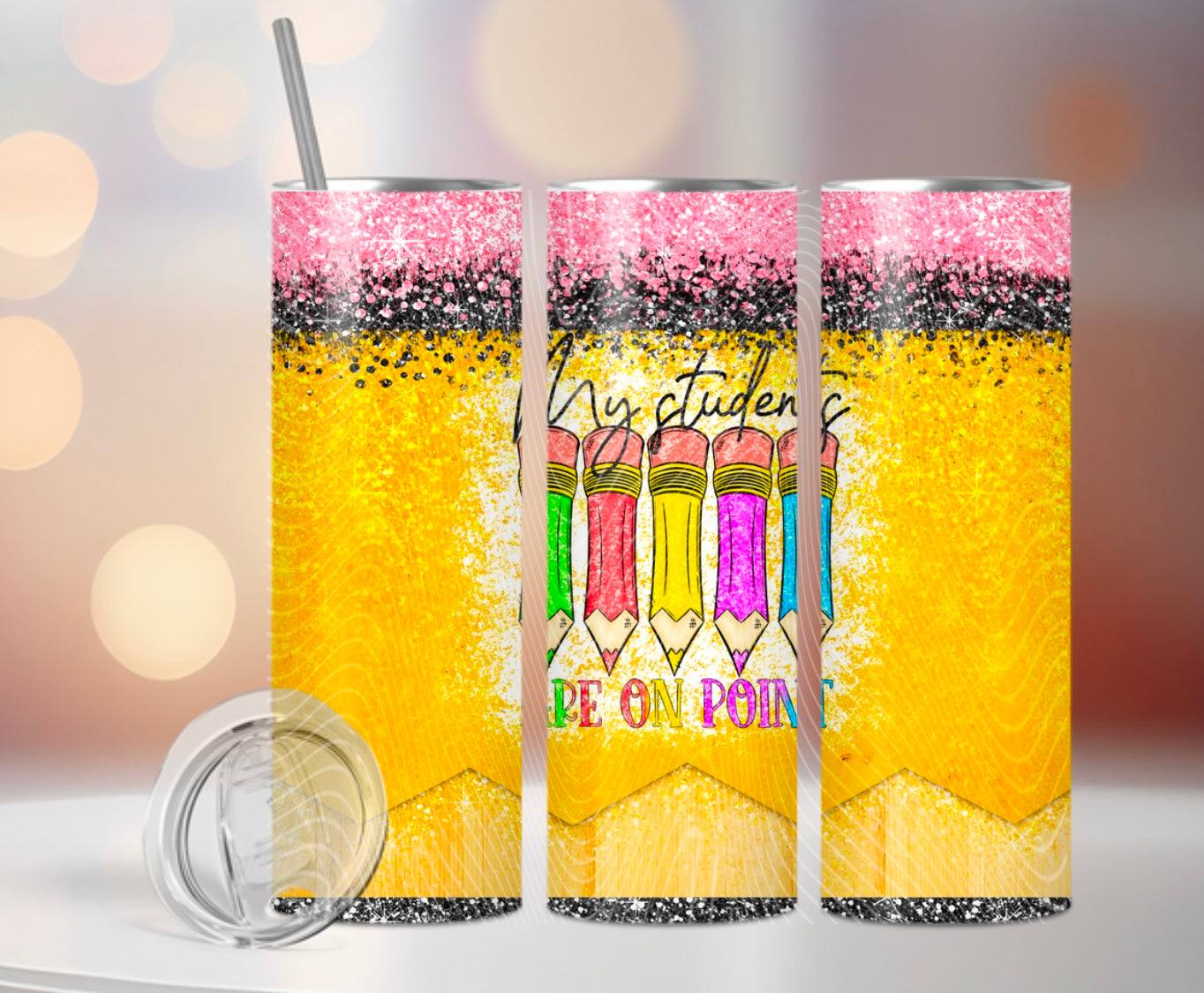 My Students Are On Point Pencil Tumbler Wrap