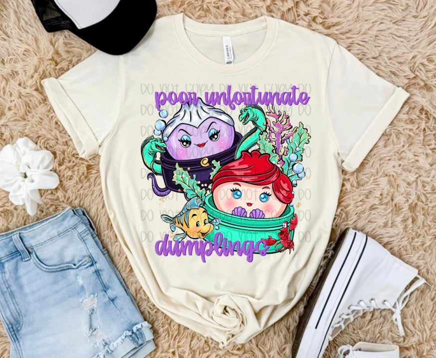 Poor Unfortunate Dumplings DTF Print