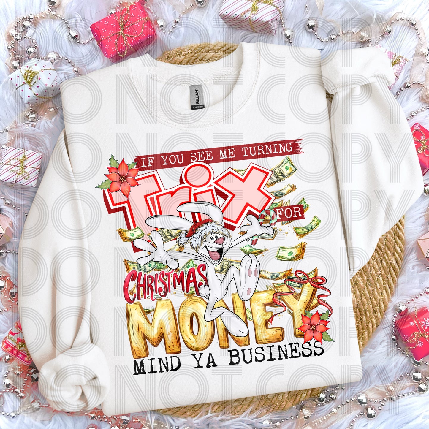 Trix For Christmas Money DTF Prints