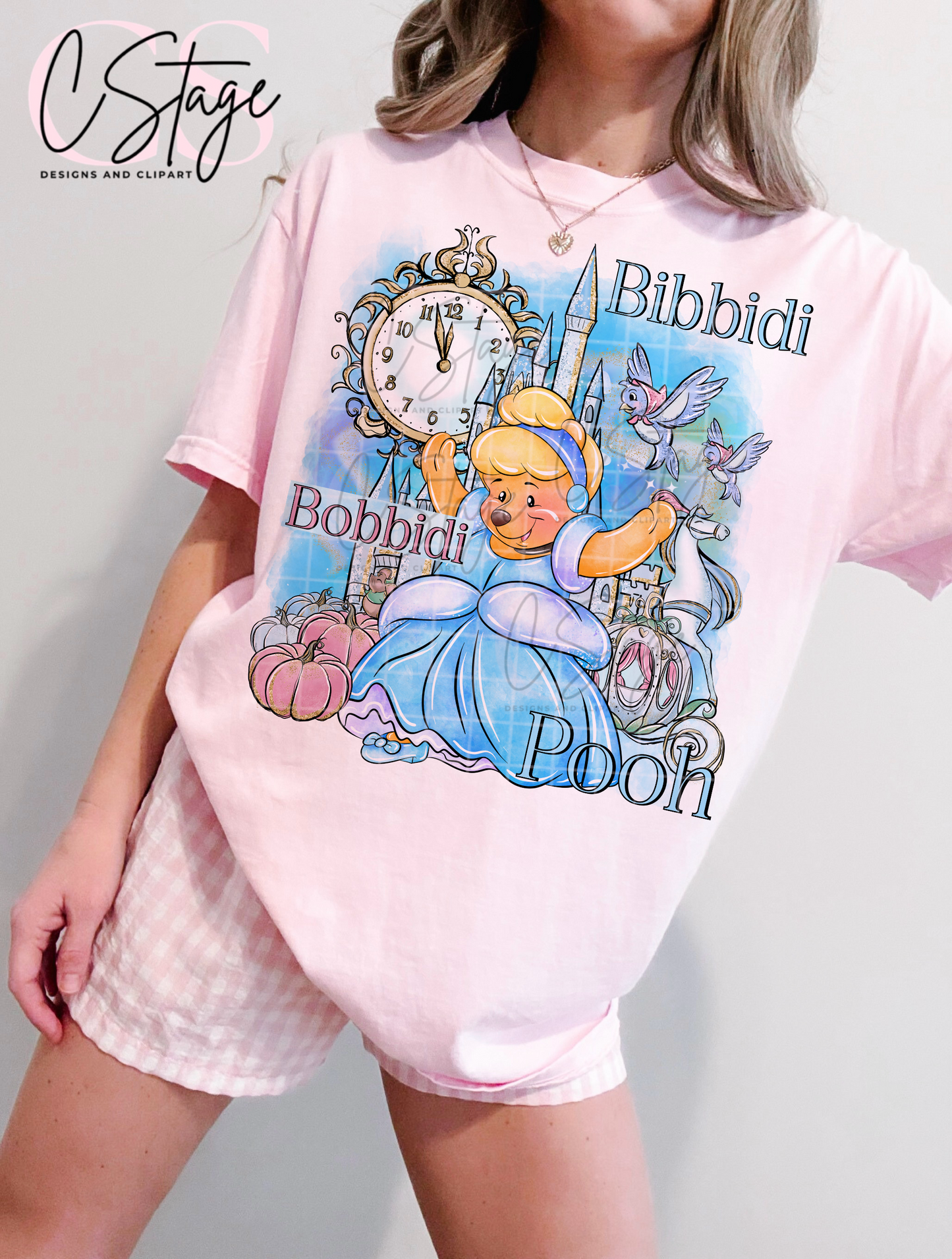 Bibbidi Bobbidi Pooh DTF Print