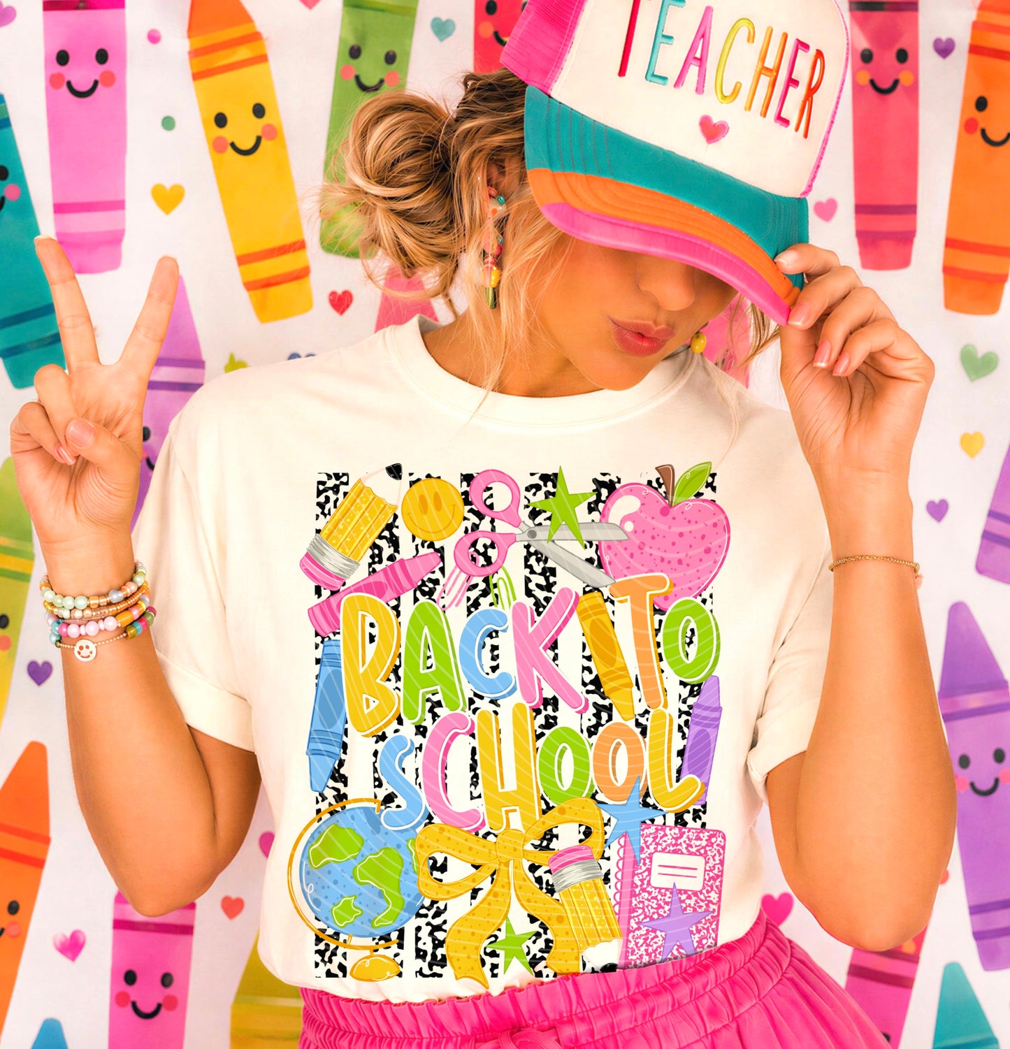 Back To School DTF Print