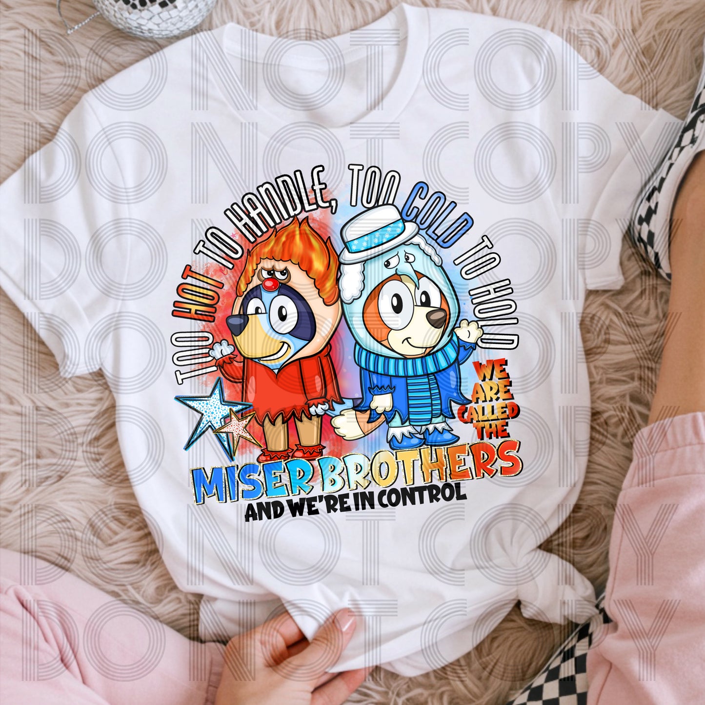 Miser Brothers Bluey DTF Prints