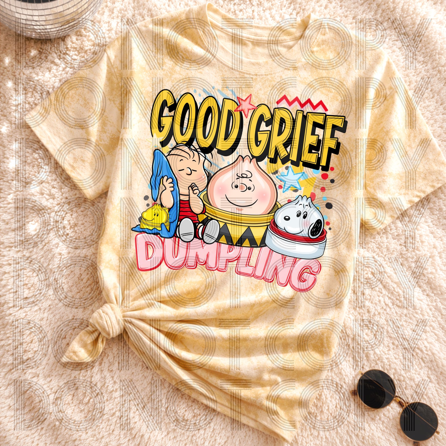 Good Grief Dumpling DTF Print