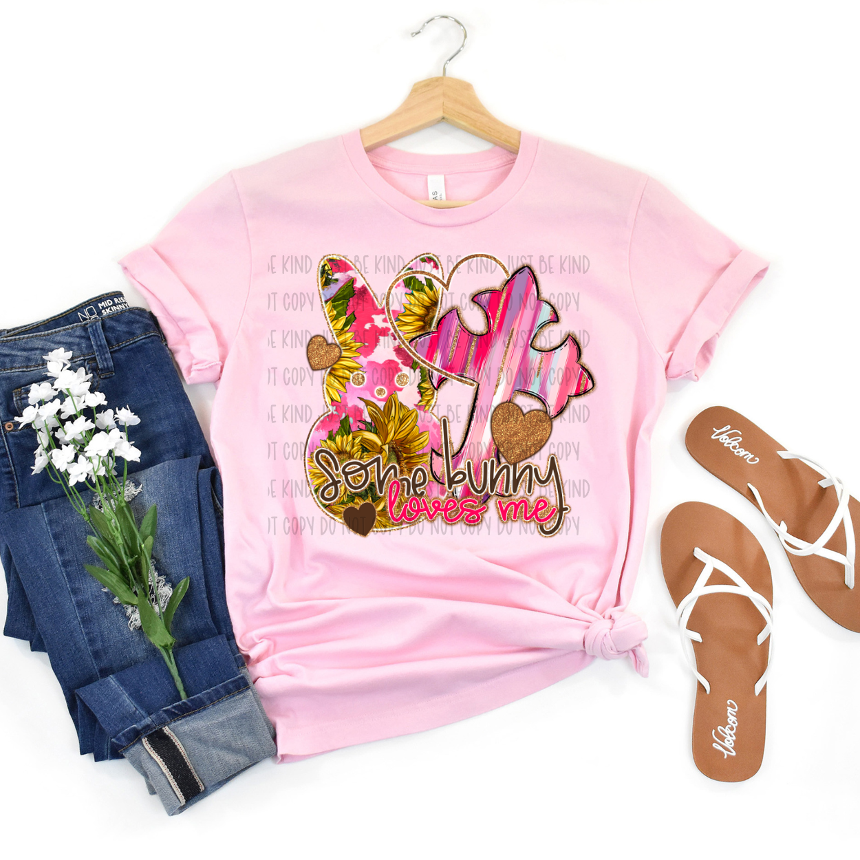 Some Bunny Loves Me DTF Print