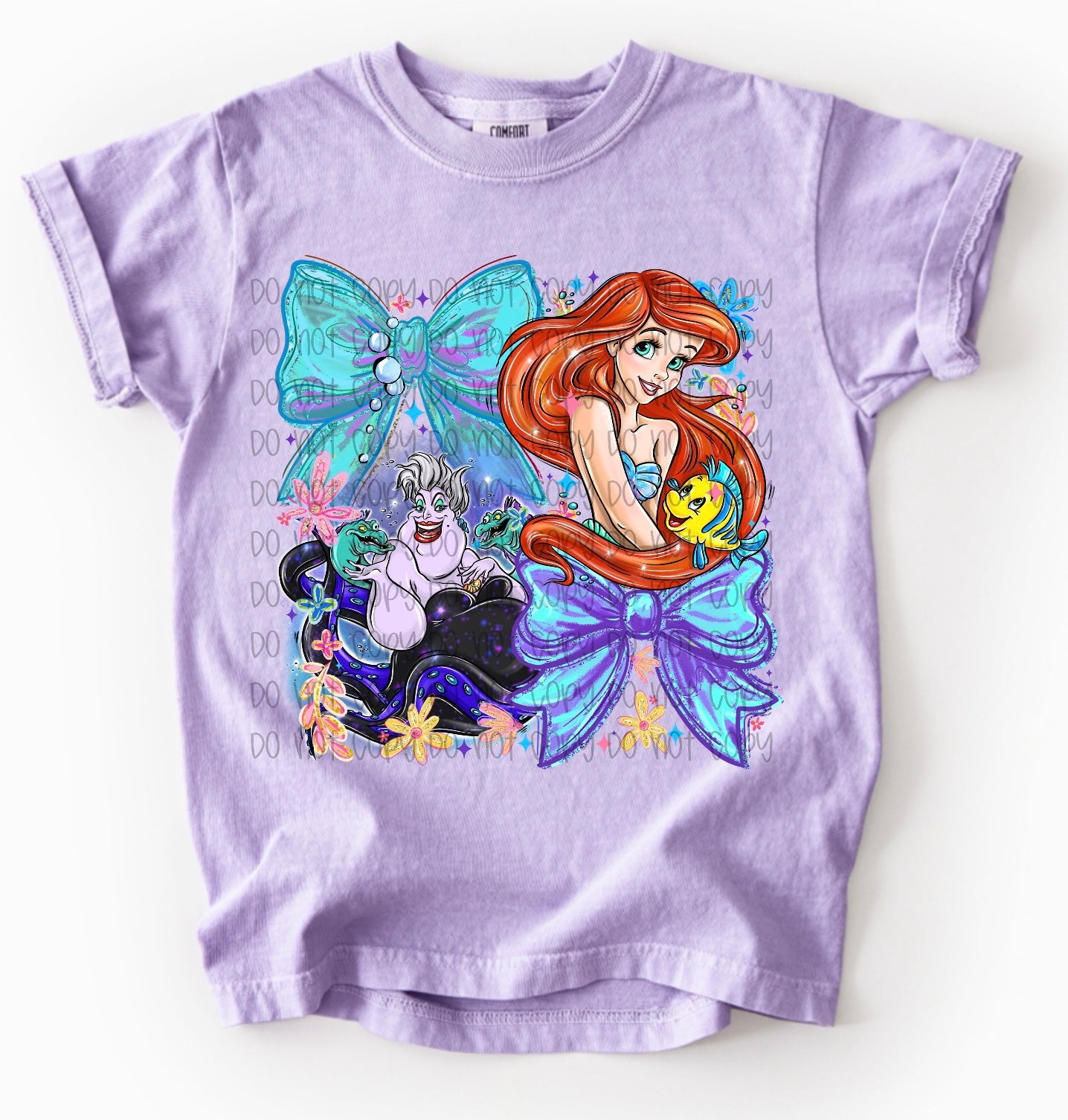 Ariel Bows DTF Print