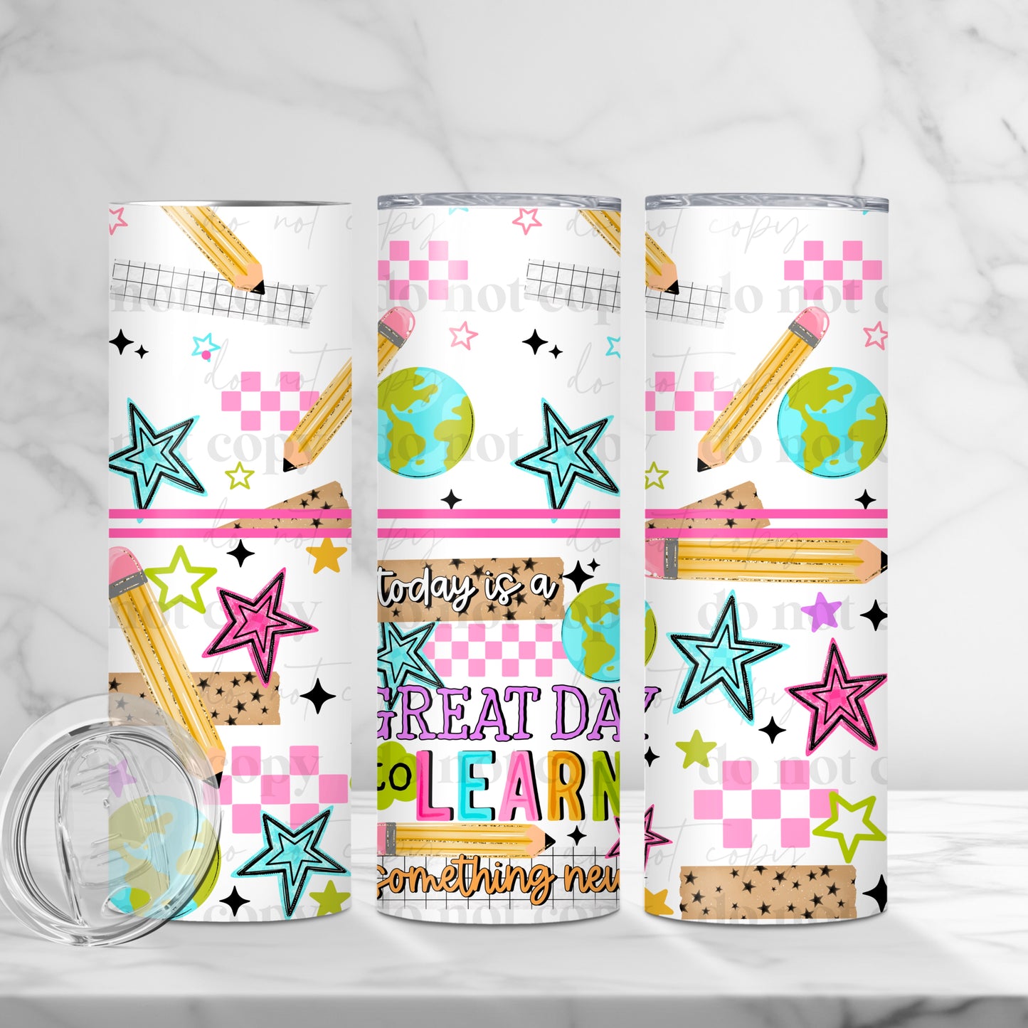 Great Day To Learn Something New Tumbler Wrap