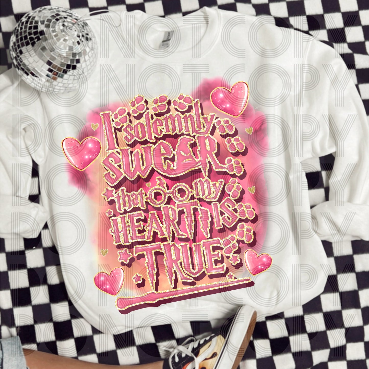 My Heart Is True DTF Print