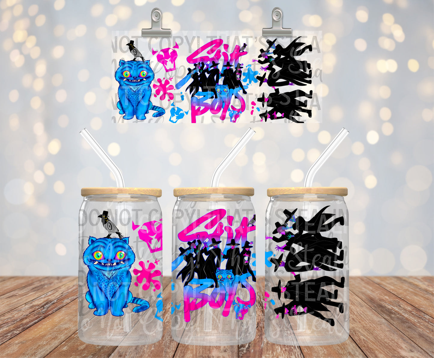 Saja Boys 16 oz Glass Wraps
